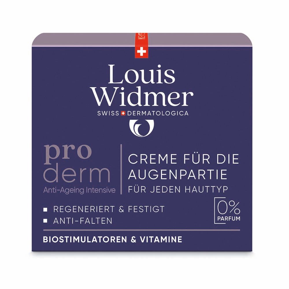 Louis Widmer proderm crème contour des yeux non parfumée