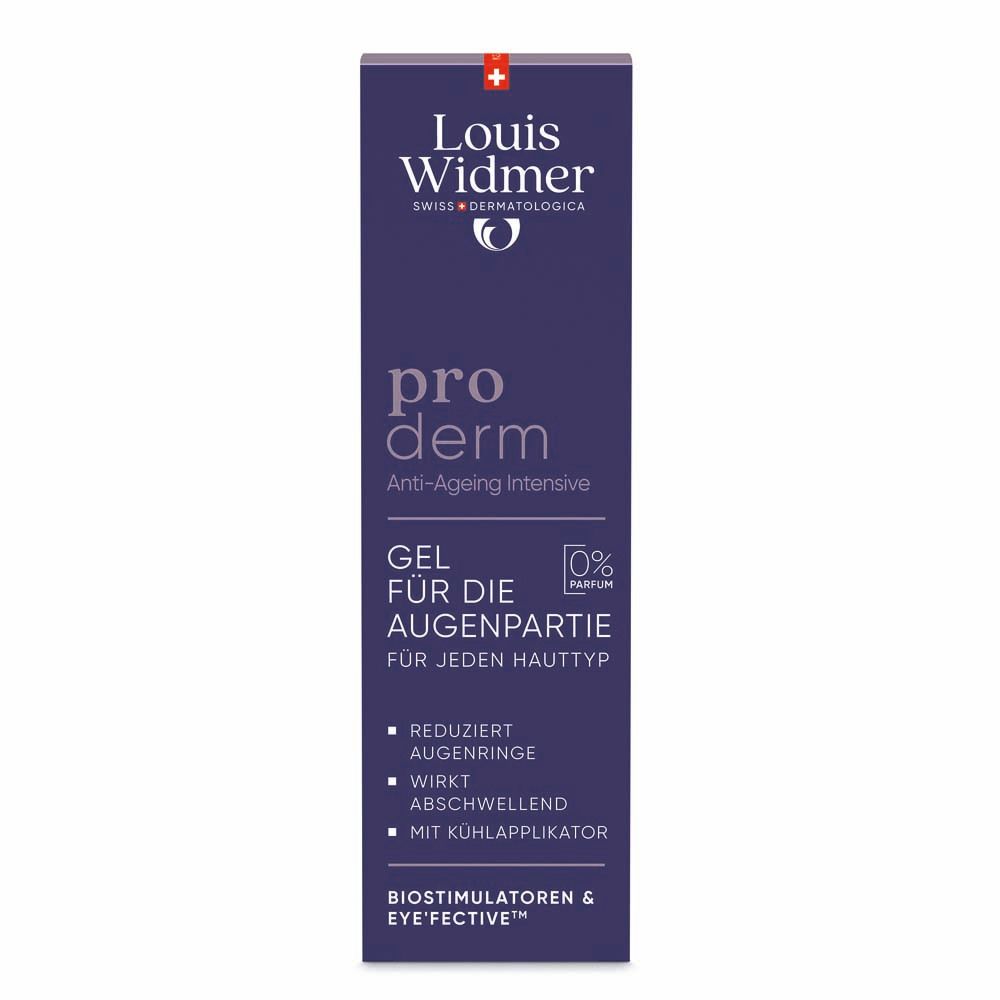 Louis Widmer proderm gel contour des yeux Intensif non parfumé