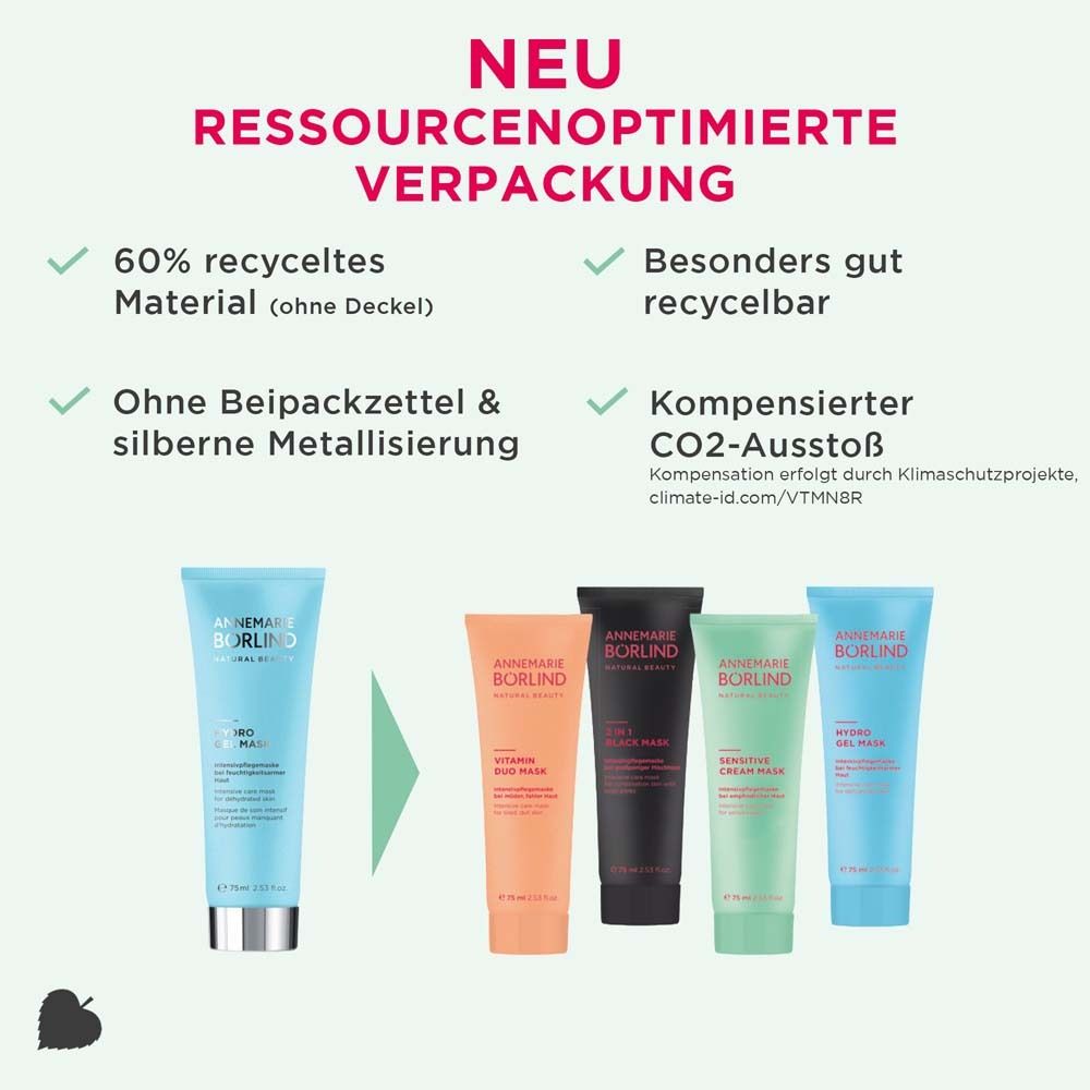 Divers tubes. Texte: 60% de matériau recyclé, très recyclable, sans notice.