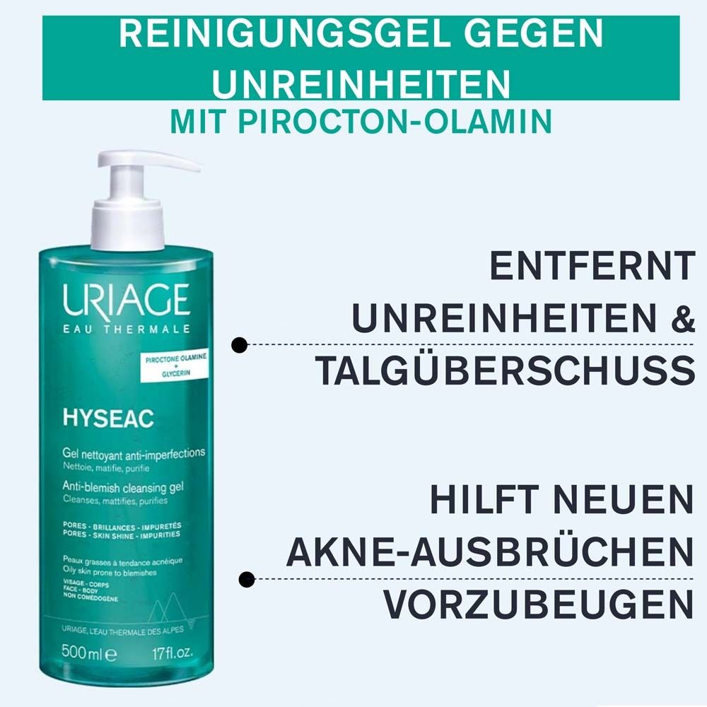 URIAGE Hyseac reinigendes Gel seifenfrei