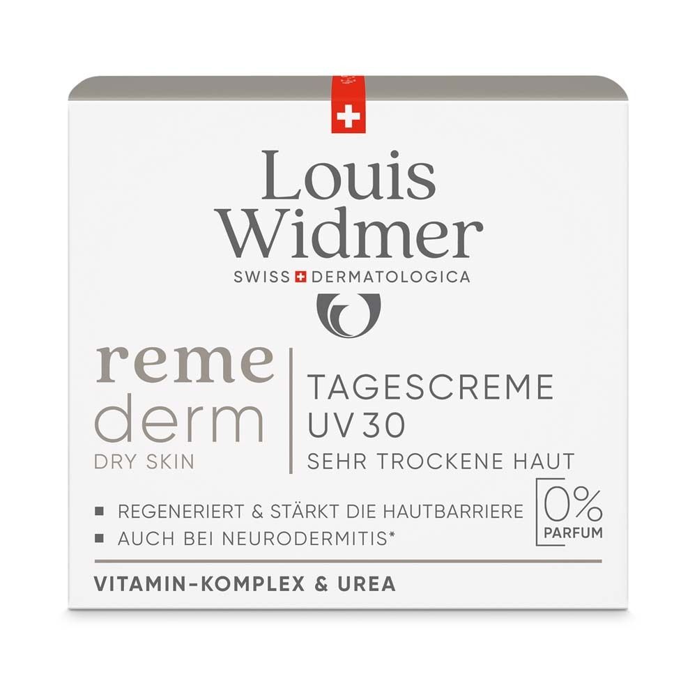 Louis Widmer remederm Crème de jour UV 30 sans parfum