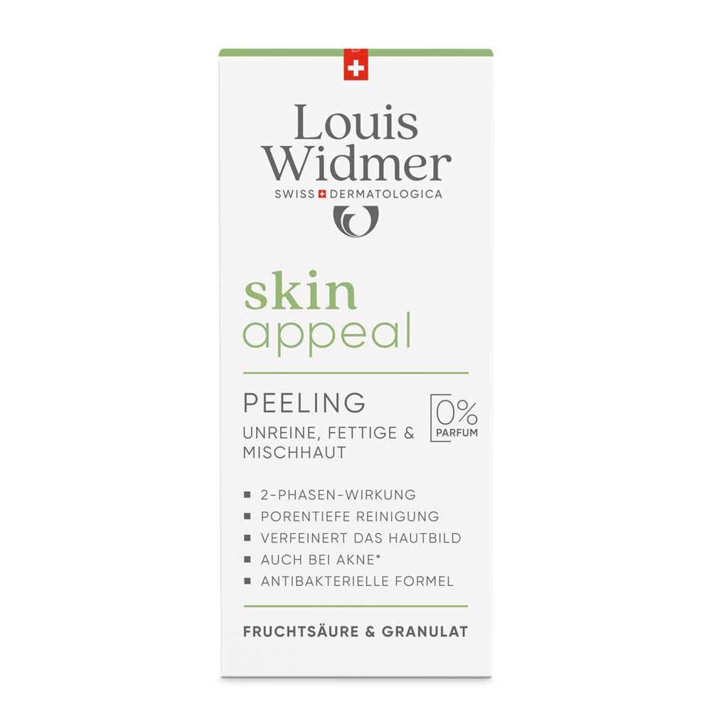 Louis Widmer skin appeal gommage sans parfum