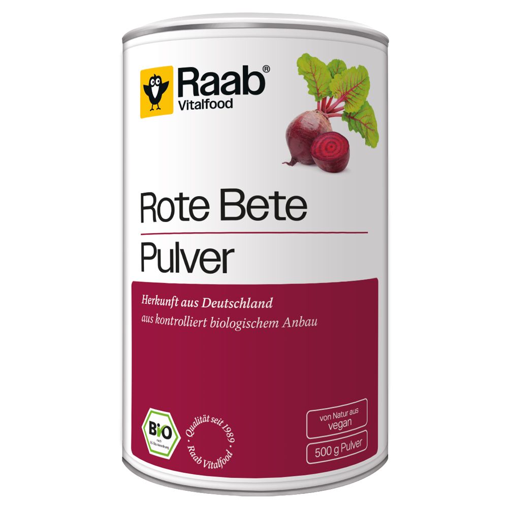 Raab Vitalfood Poudre de betterave rouge bio