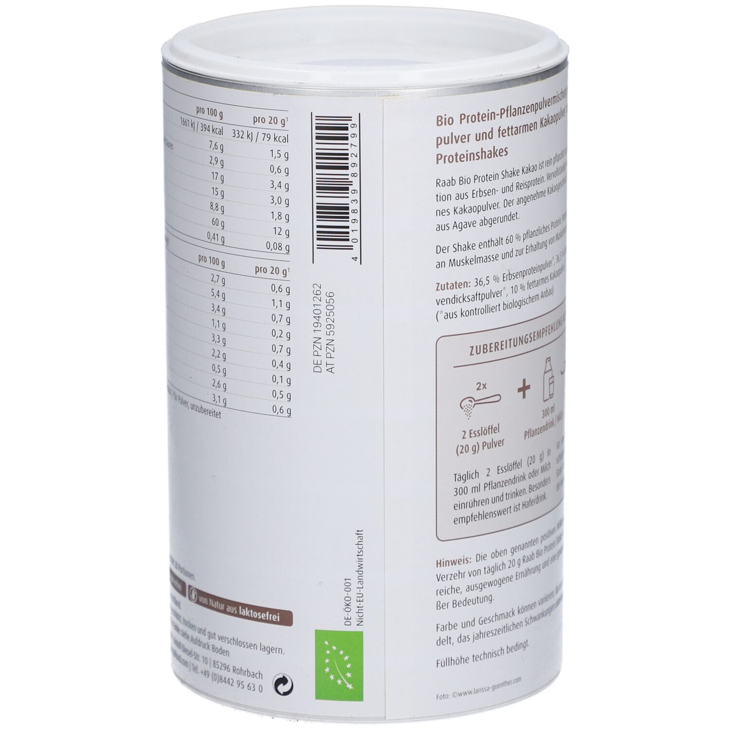 Raab Bio Protein Shake Kakao