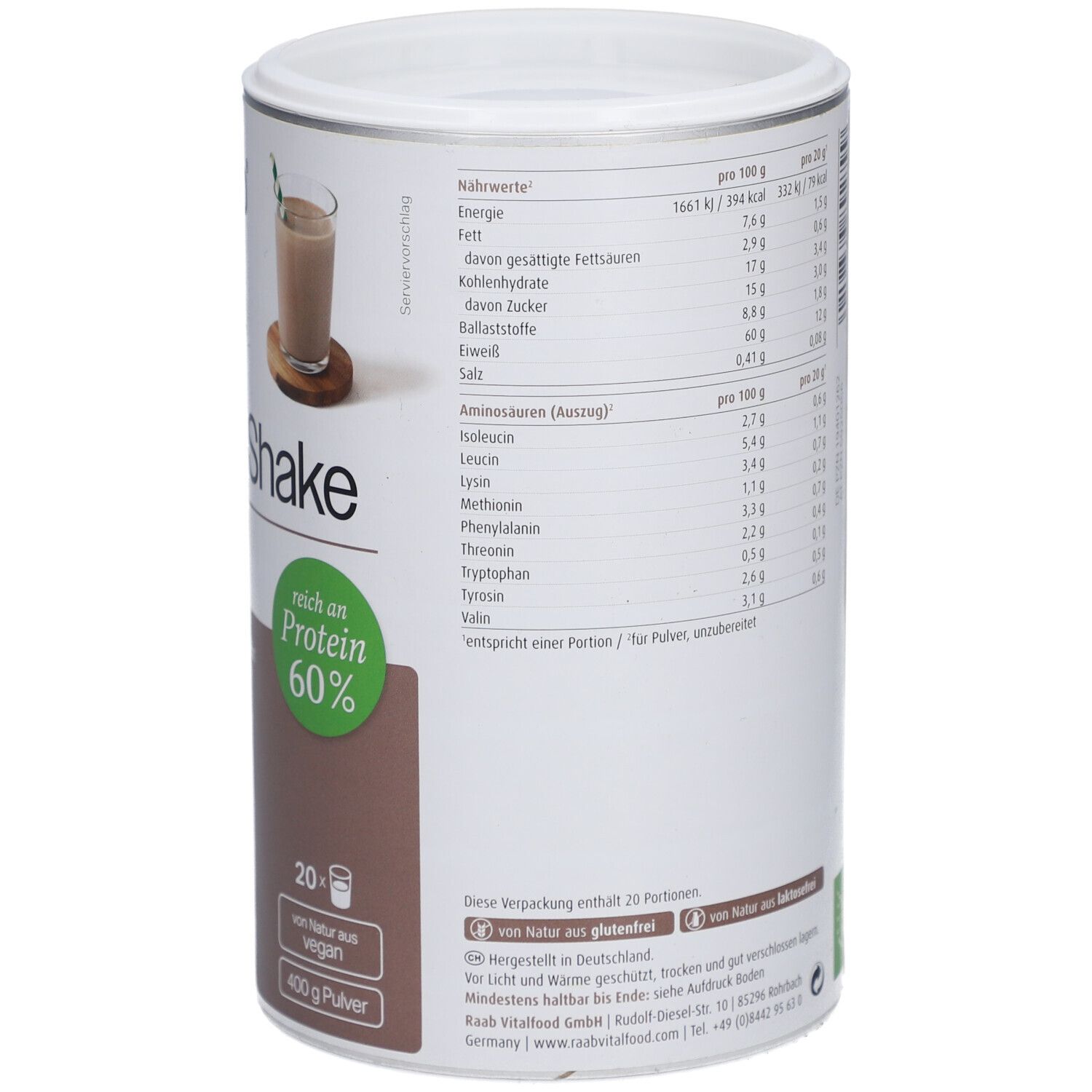 Raab Bio Protein Shake Kakao