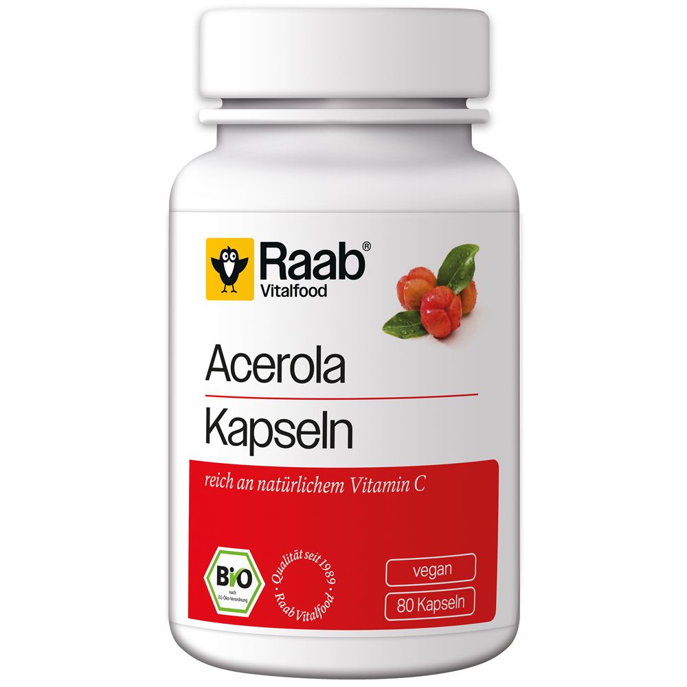 Raab® Vitalfood Gélules d'Acérola Bio