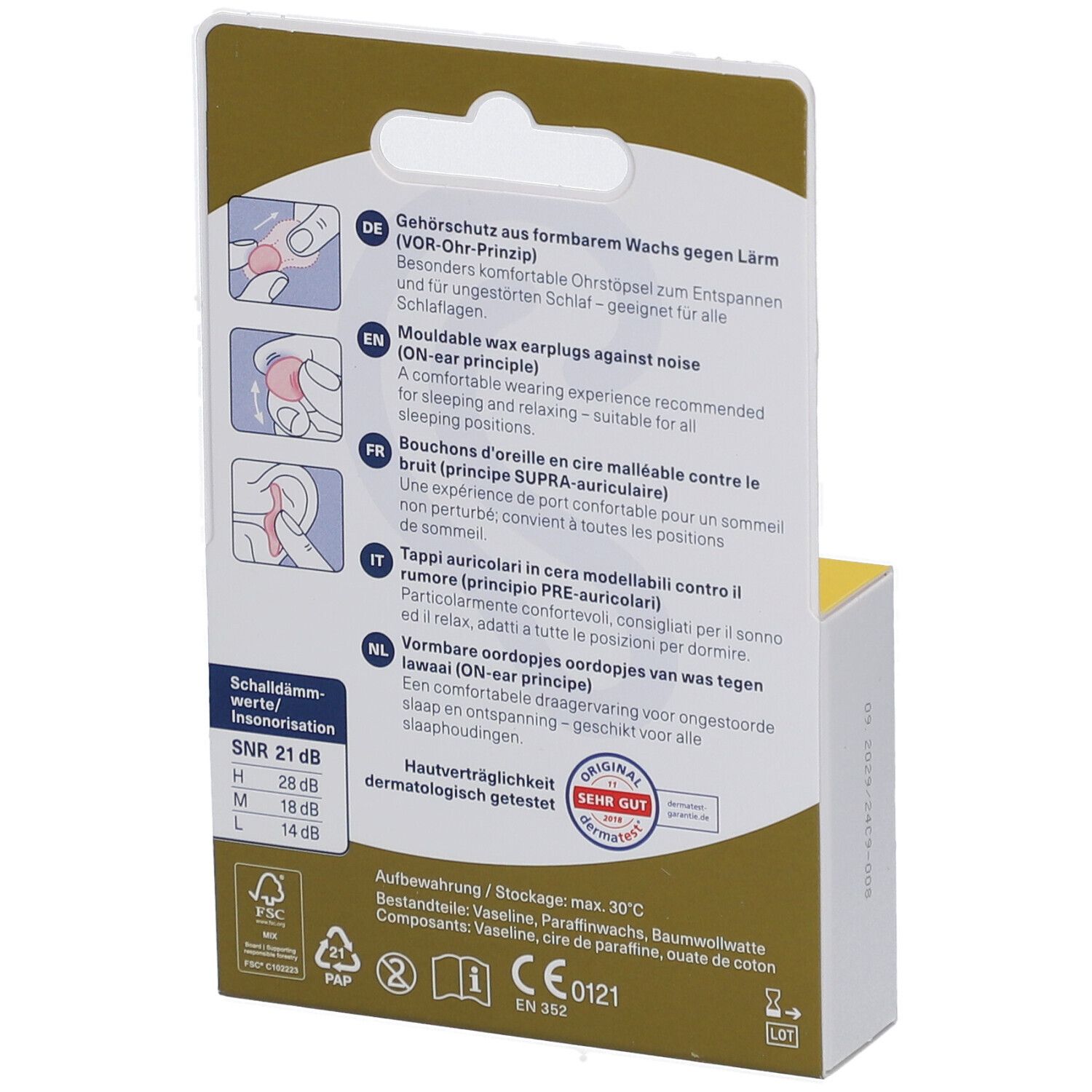 OHROPAX® Classic Wachs Vor-Ohr Stöpsel