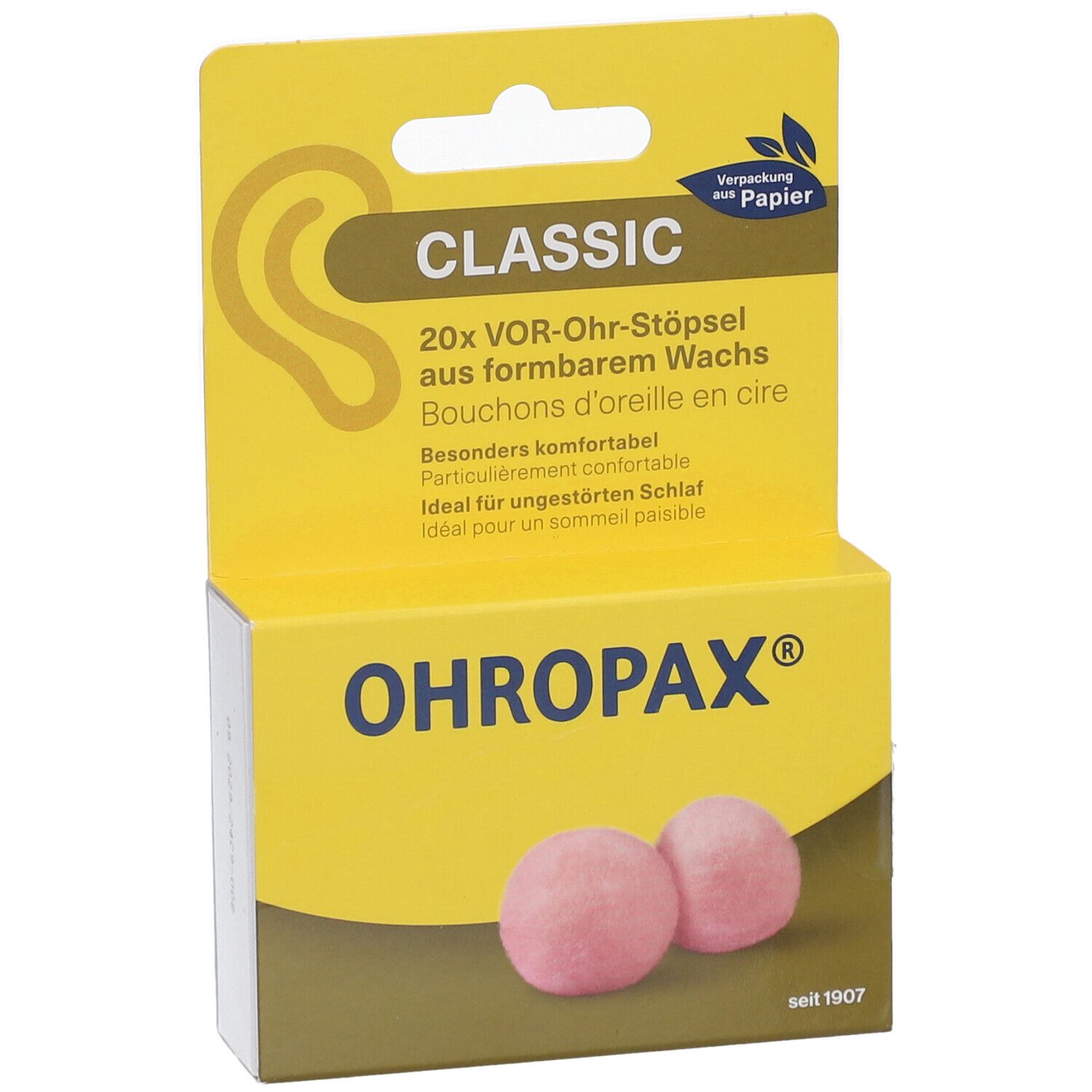 OHROPAX® Classic Wachs Vor-Ohr Stöpsel
