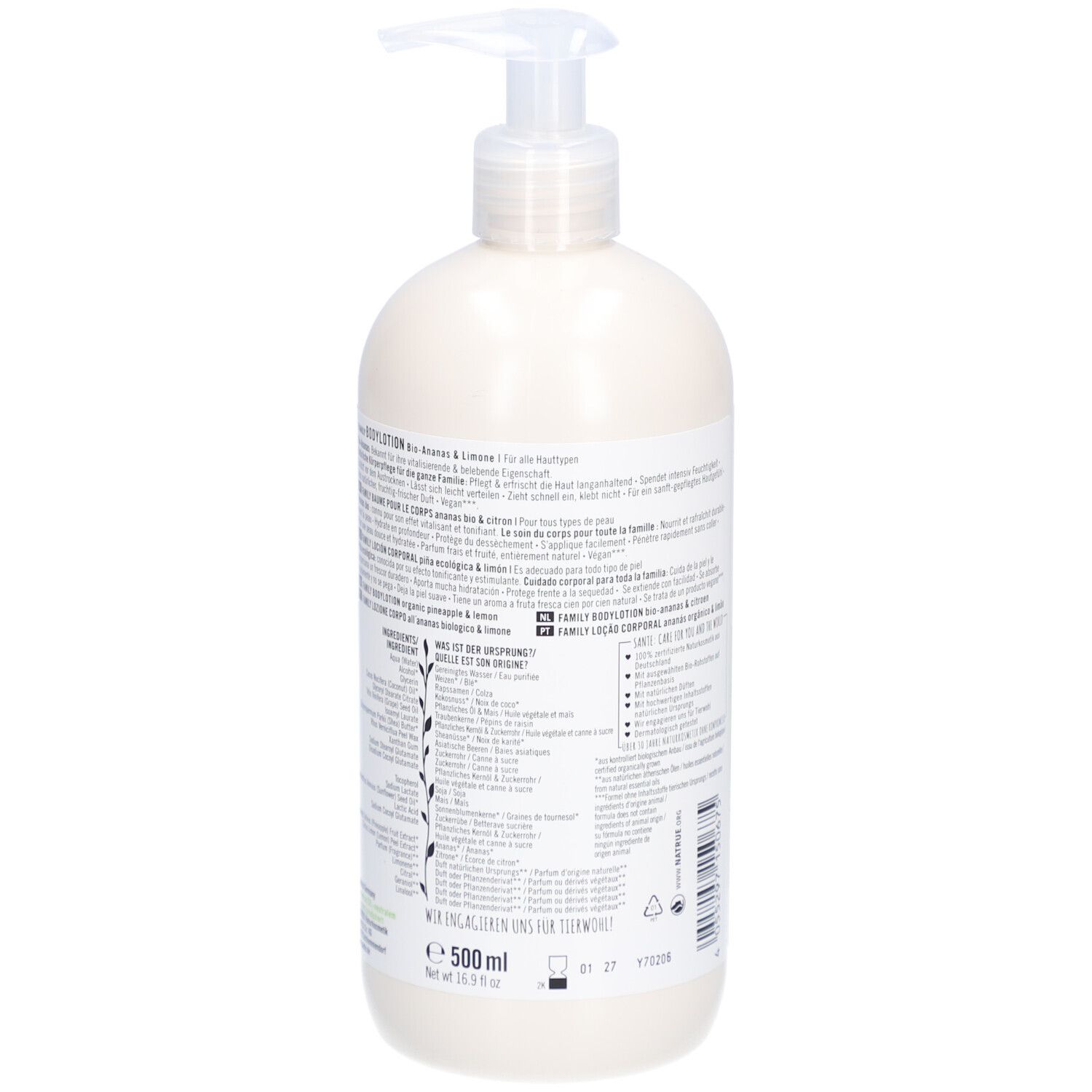SANTE Bodylotion Bio-Ananas & Limone