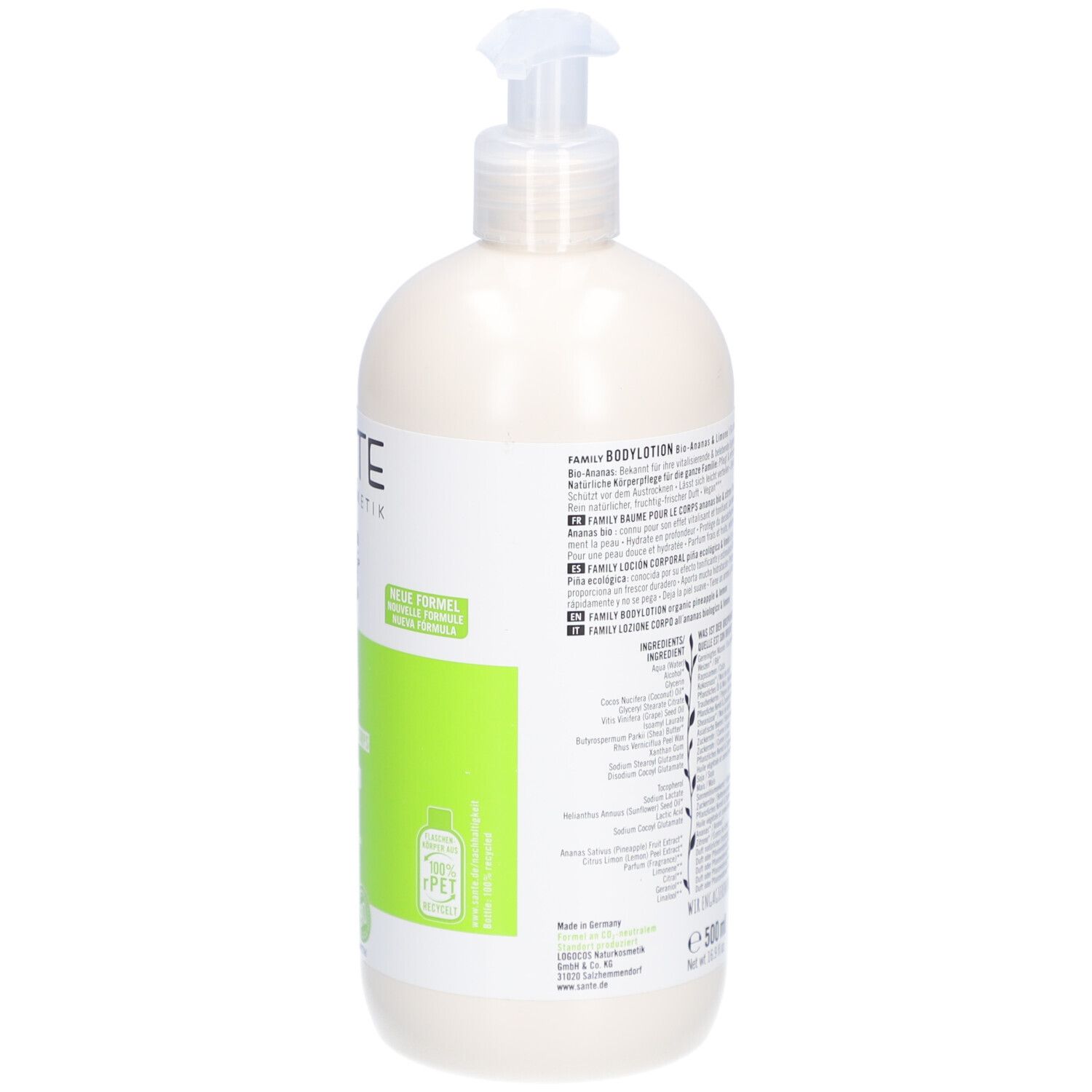SANTE Bodylotion Bio-Ananas & Limone