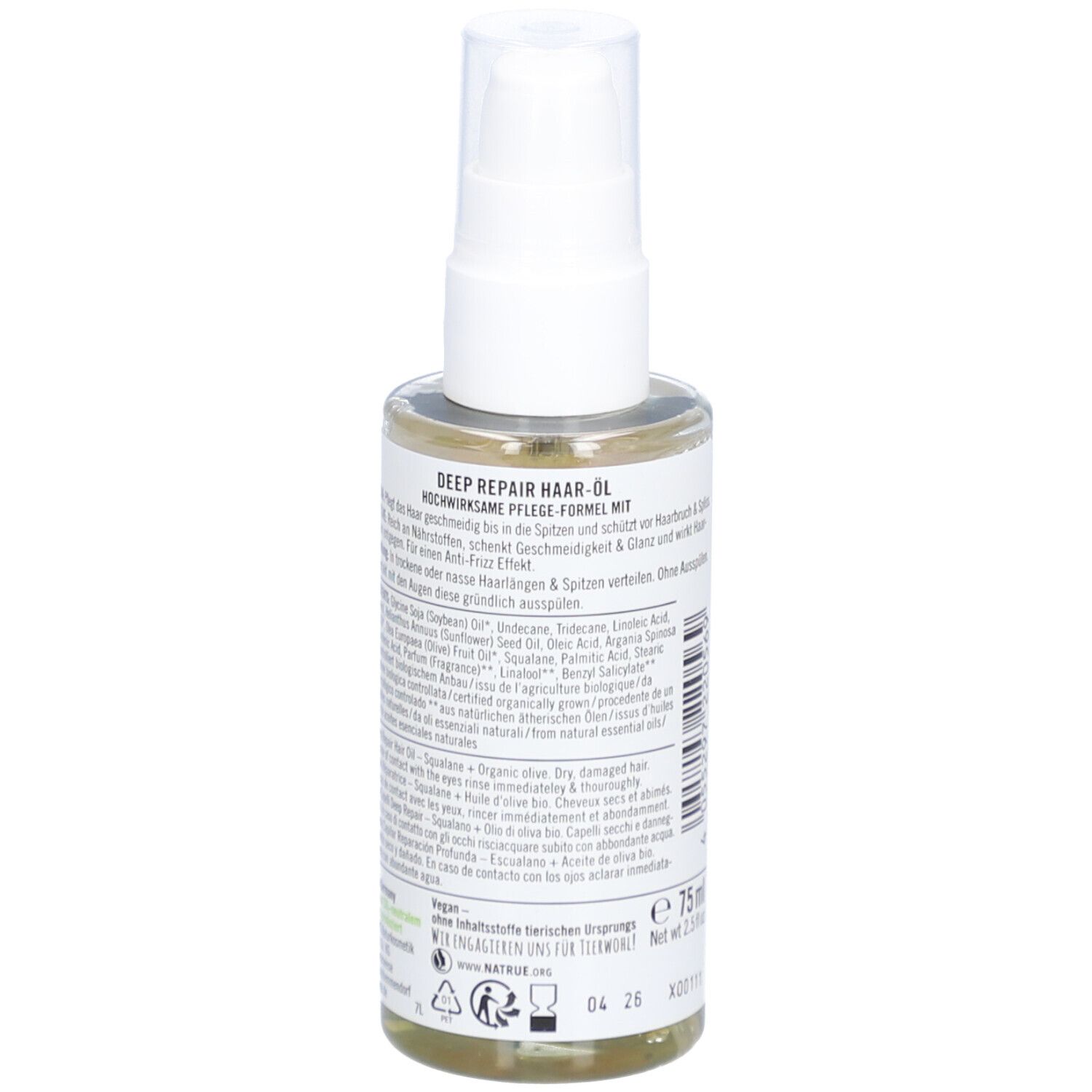SANTE Deep Repair Huile pour les cheveux