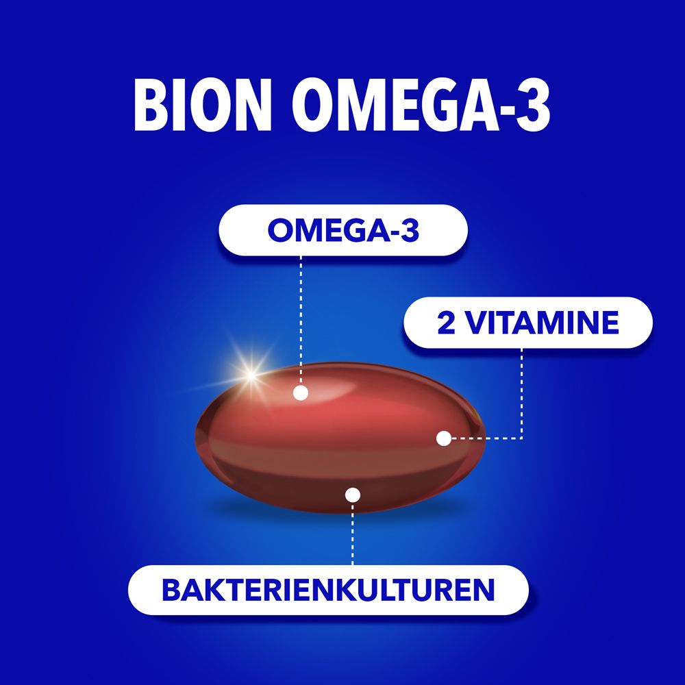 Bion Oméga-3 avec cultures bactériennes