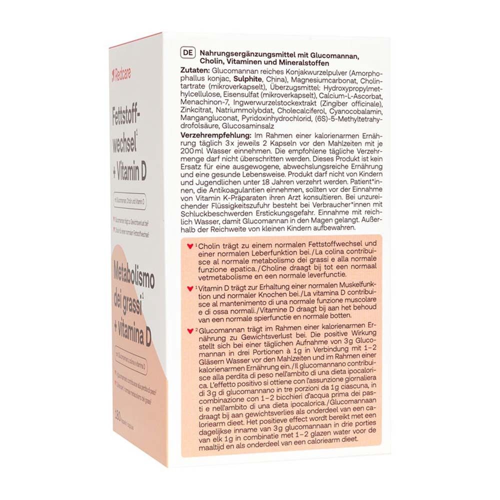 Redcare Métabolisme lipidique + Vitamine D