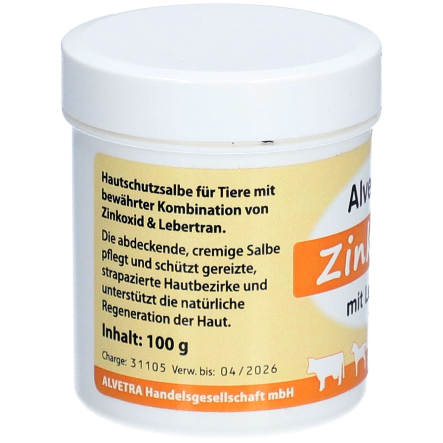 Alvetra Alvederm® Zinksalbe m. Lebertran für Tiere