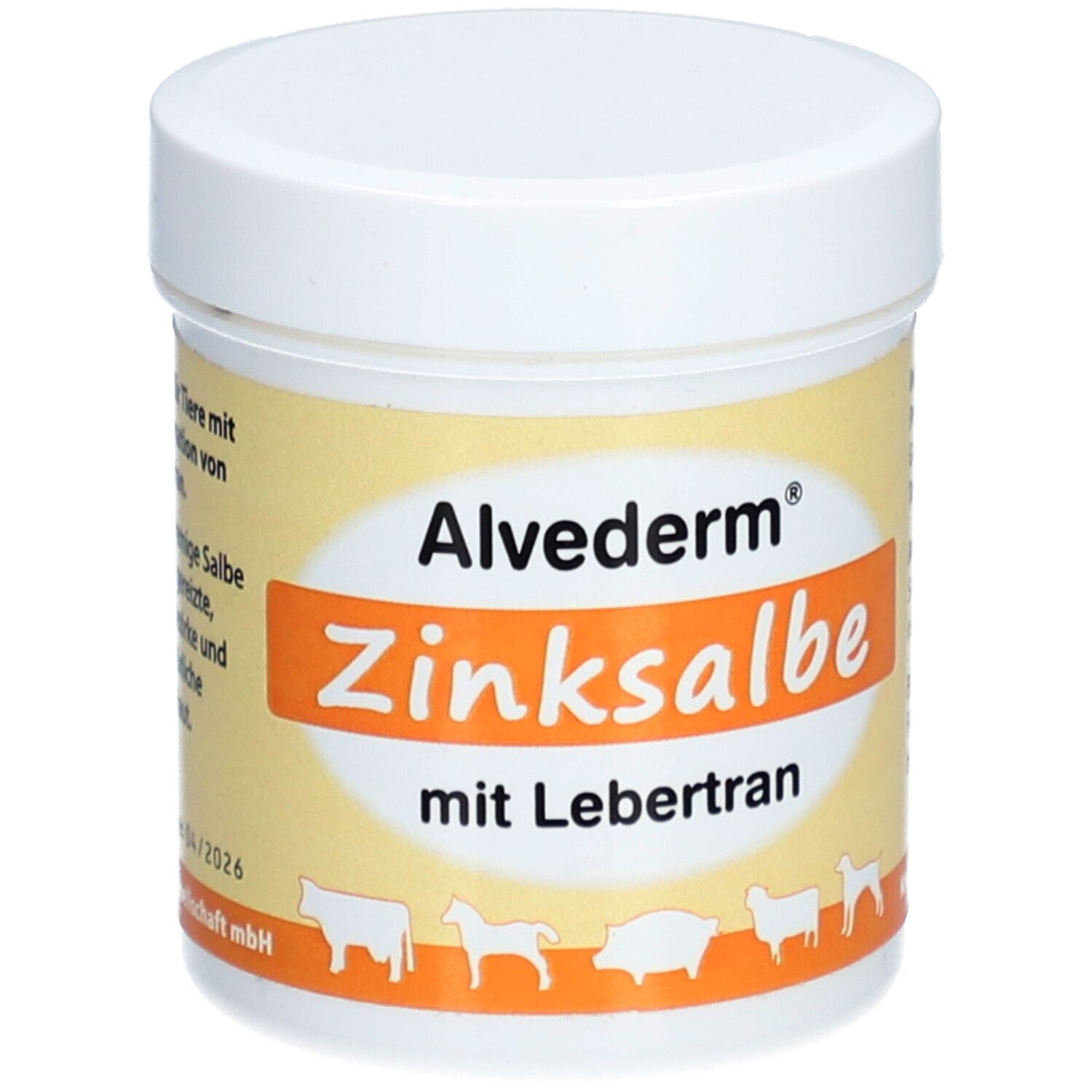 Alvetra Alvederm® Pommade au zinc avec huile de foie de morue pour animaux