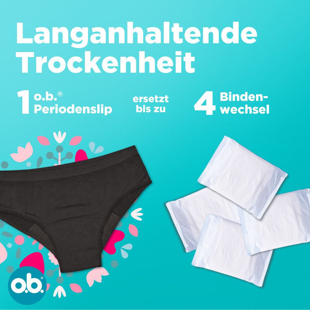 o.b. Slip menstruel lavable Taille XS S 1 pc s Redcare Apotheke