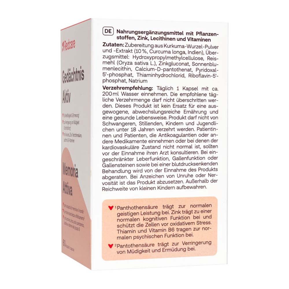 Boîte pliante blanche avec texte en allemand. Contient des informations sur les ingrédients et l'utilisation.