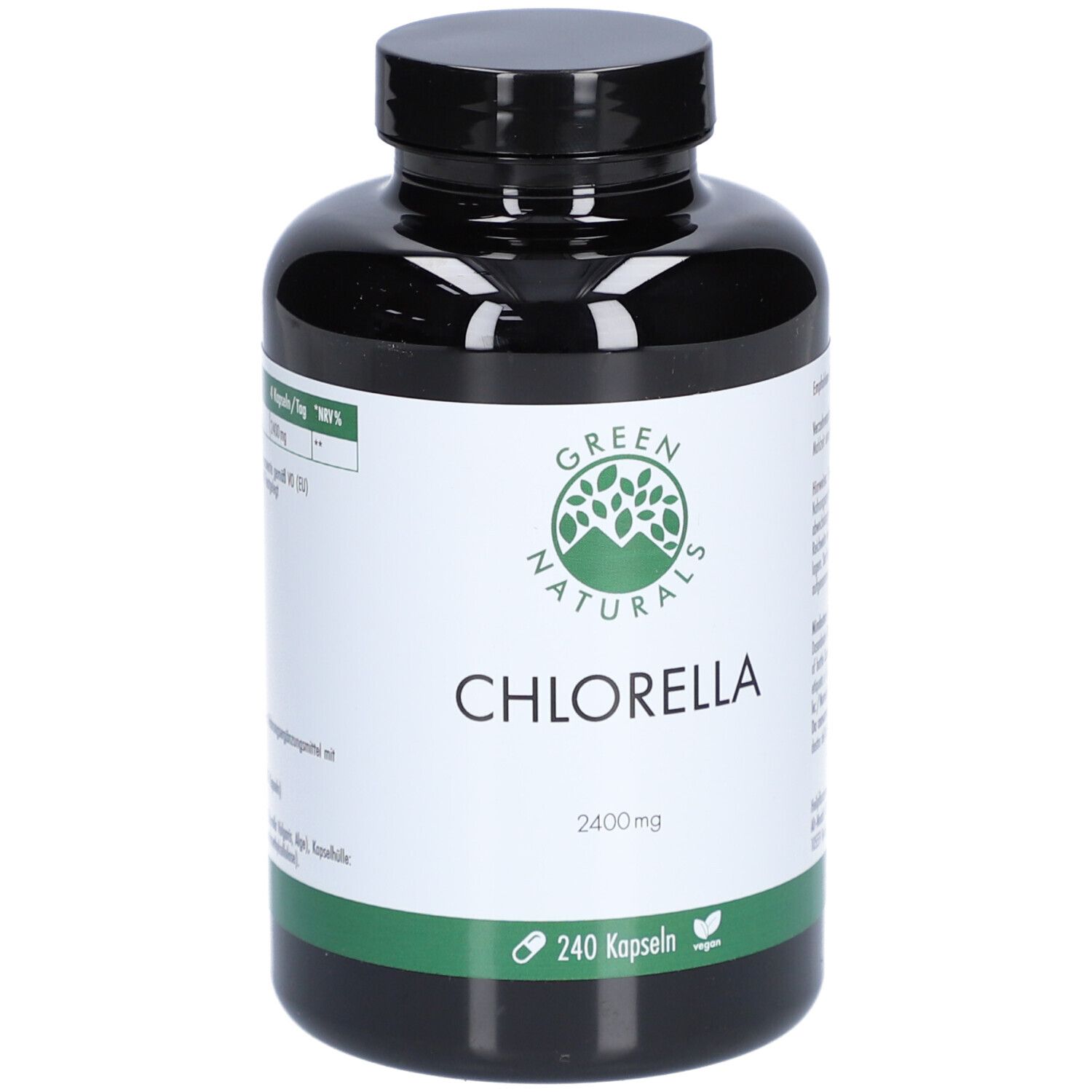 GREEN NATURALS Chlorella Kapseln vegan