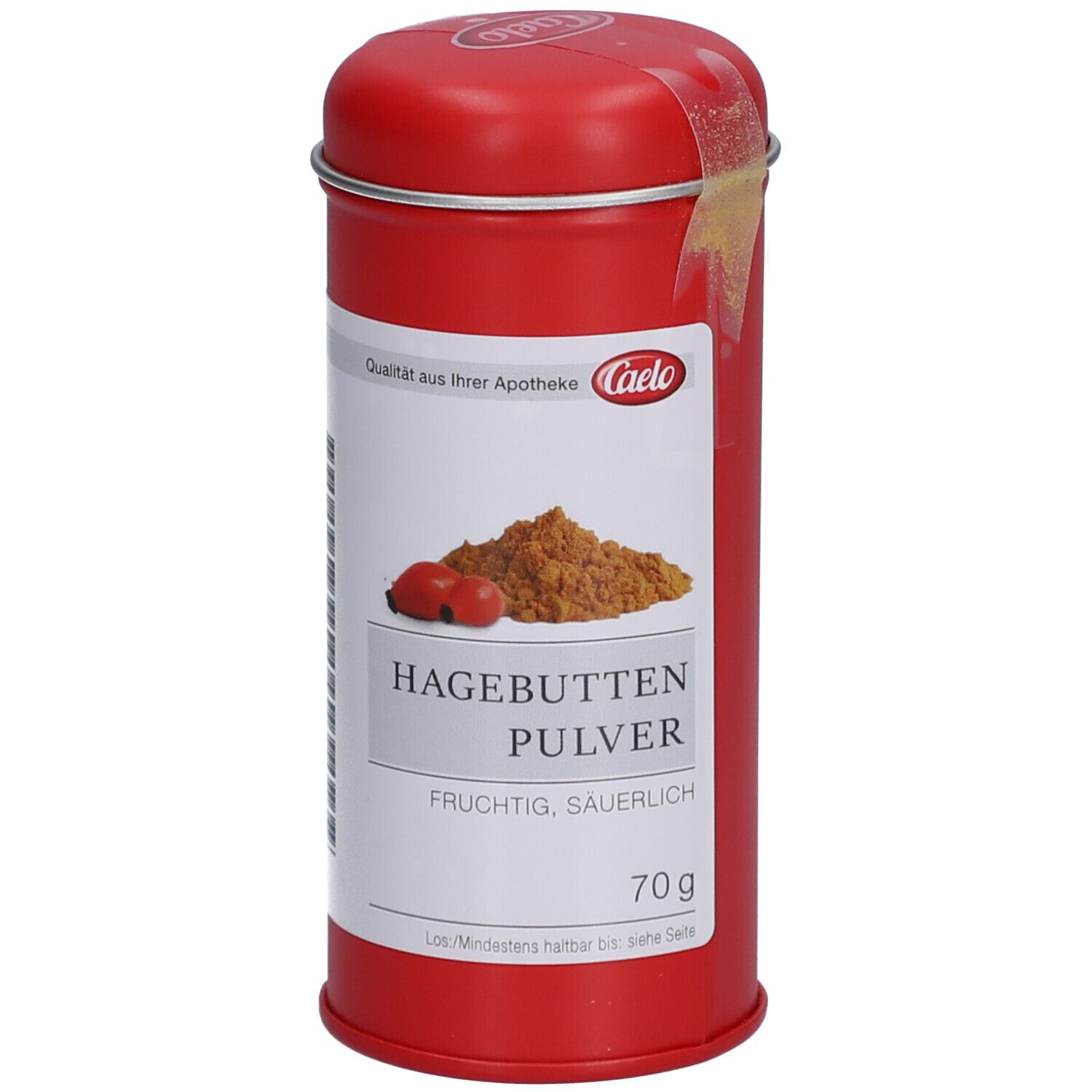 Caelo Hagebutten Pulver HV-Packung Blechdose
