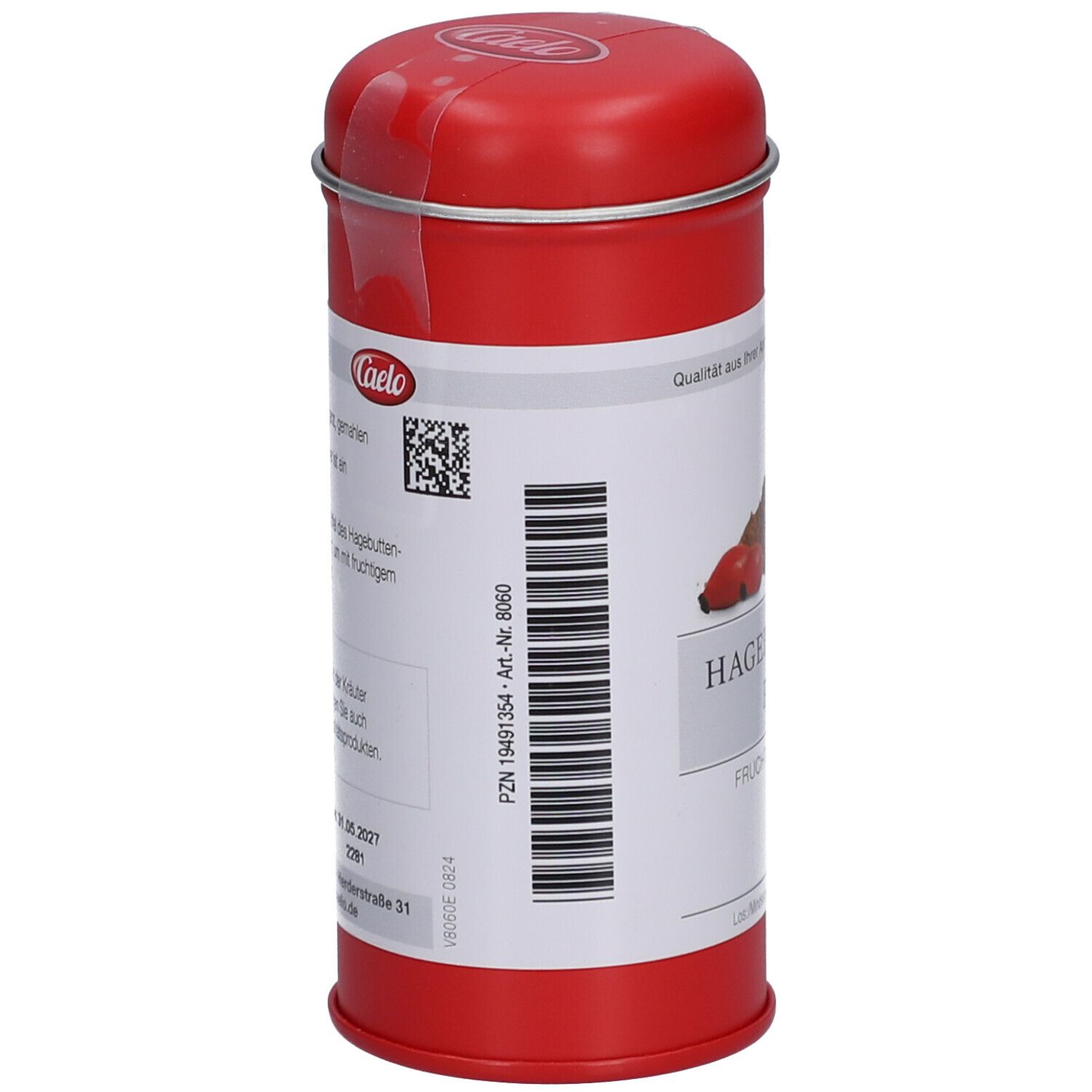 Caelo Hagebutten Pulver HV-Packung Blechdose