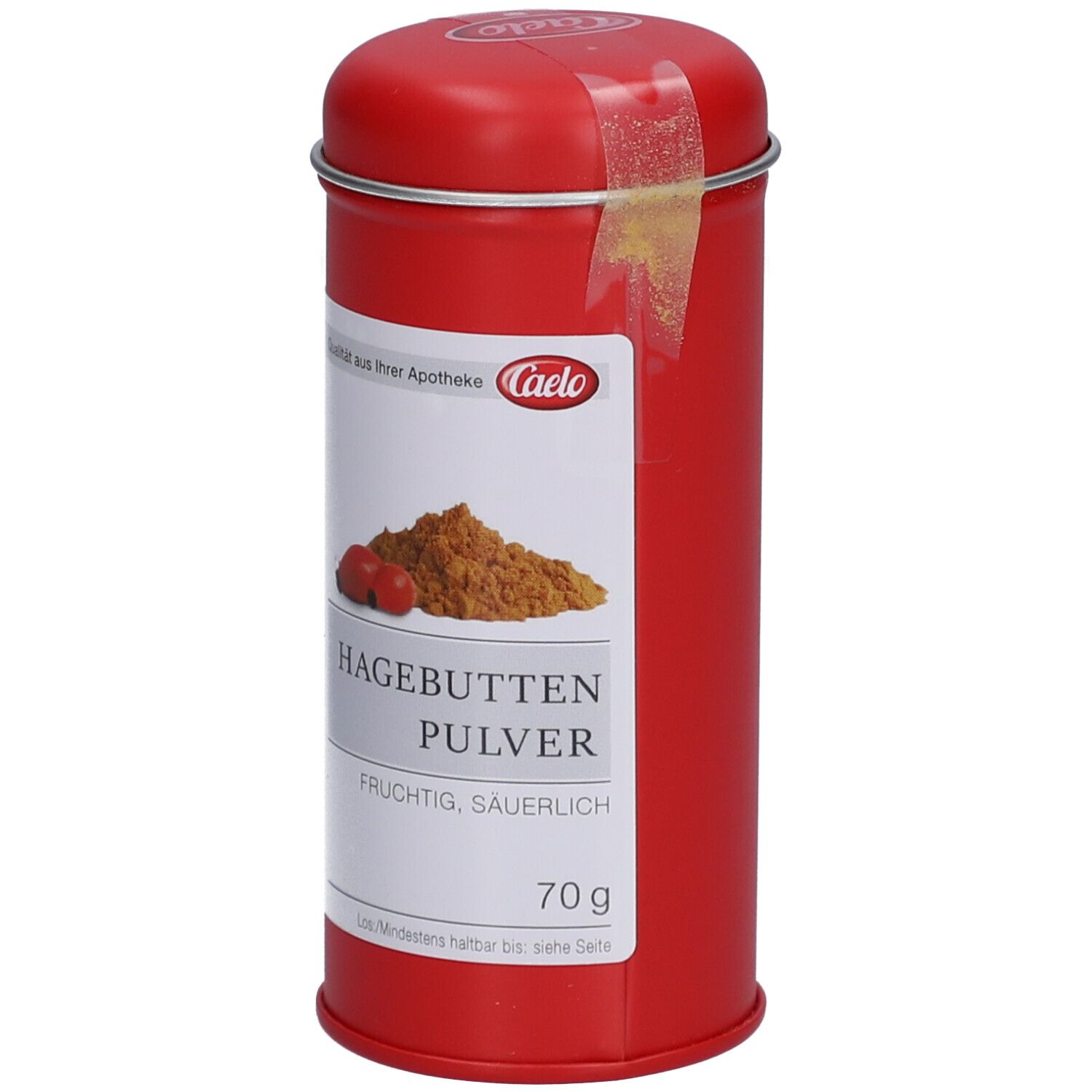 Caelo Hagebutten Pulver HV-Packung Blechdose