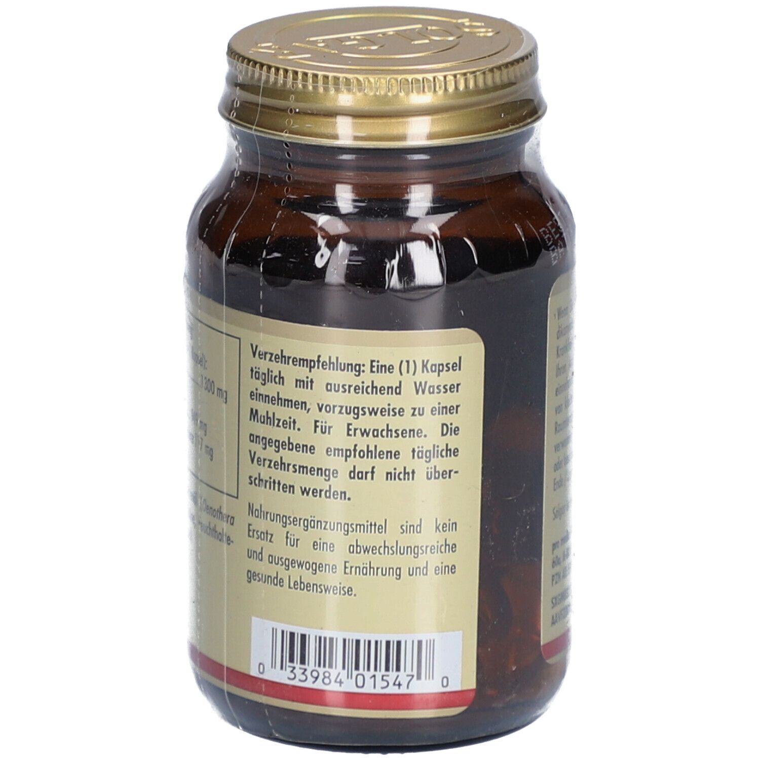 SOLGAR Huile d'onagre 1300 mg Gélules