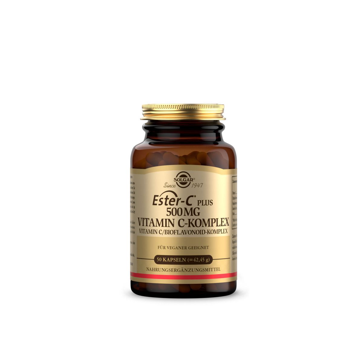 Solgar Ester-C Plus 500 mg – Magenschonendes Vitamin C mit Bioflavonoiden