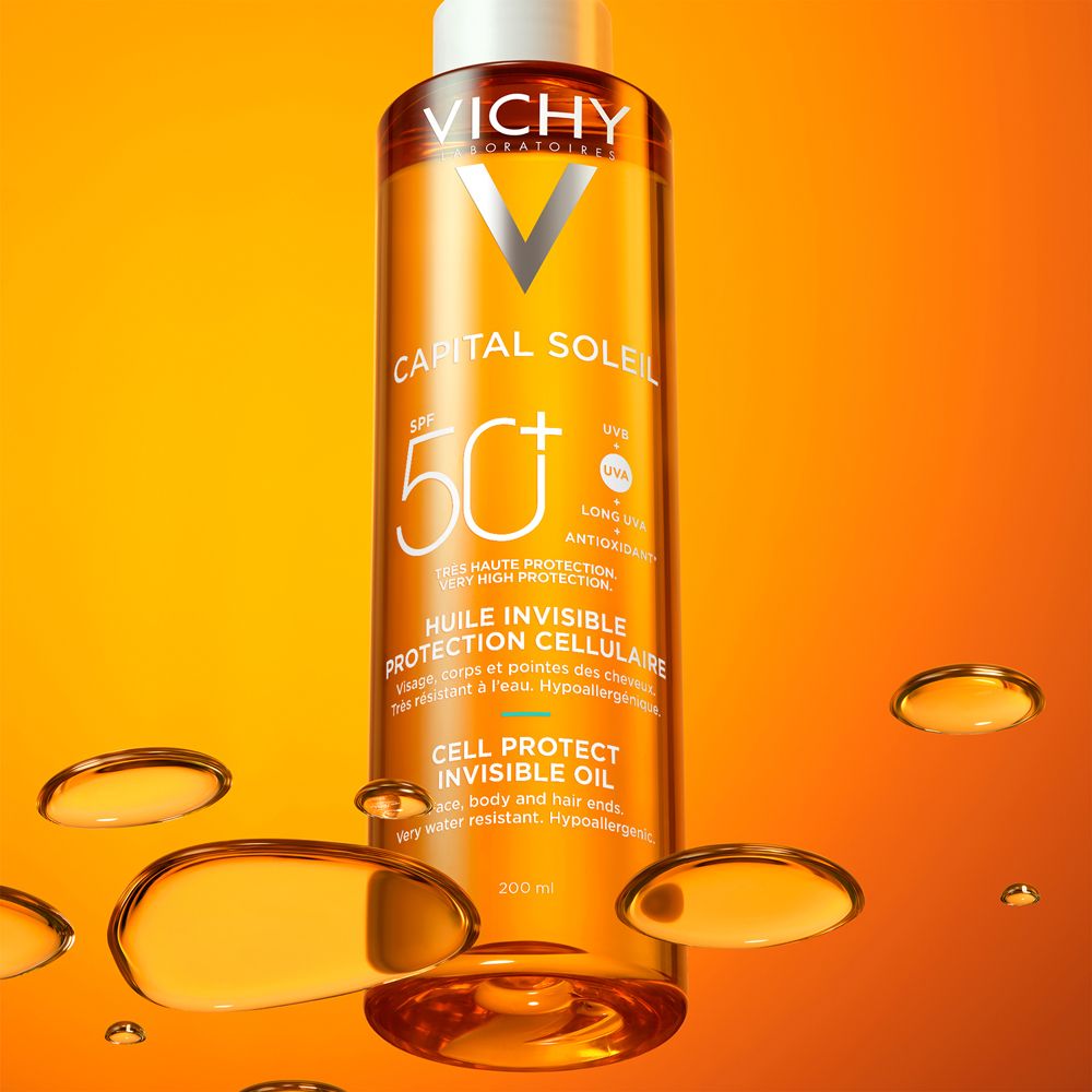VICHY Capital Soleil Huile invisible protection cellulaire SPF 50+
