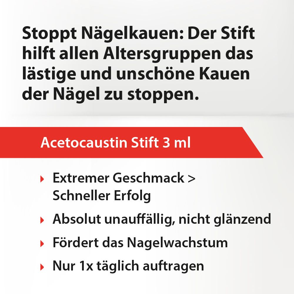 ACETOCAUSTIN® Stylo contre les ongles rongés