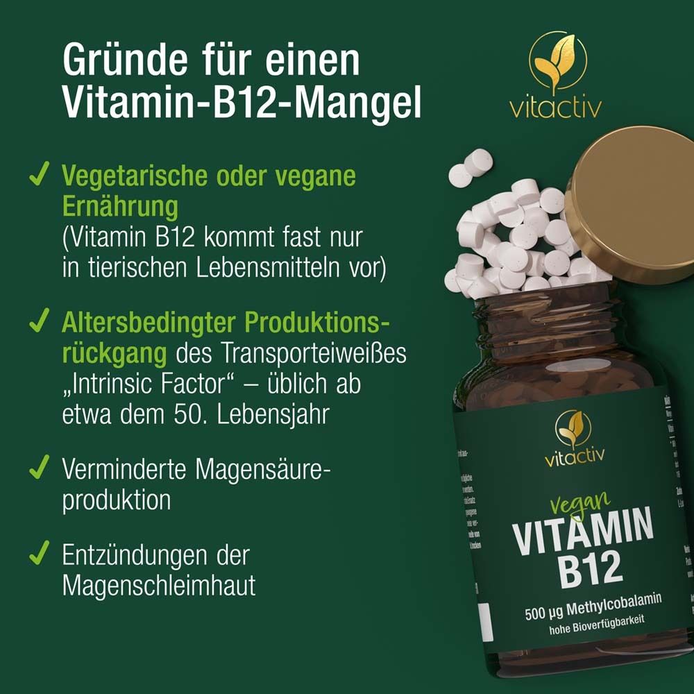 vitactiv Vitamin B12 comprimés