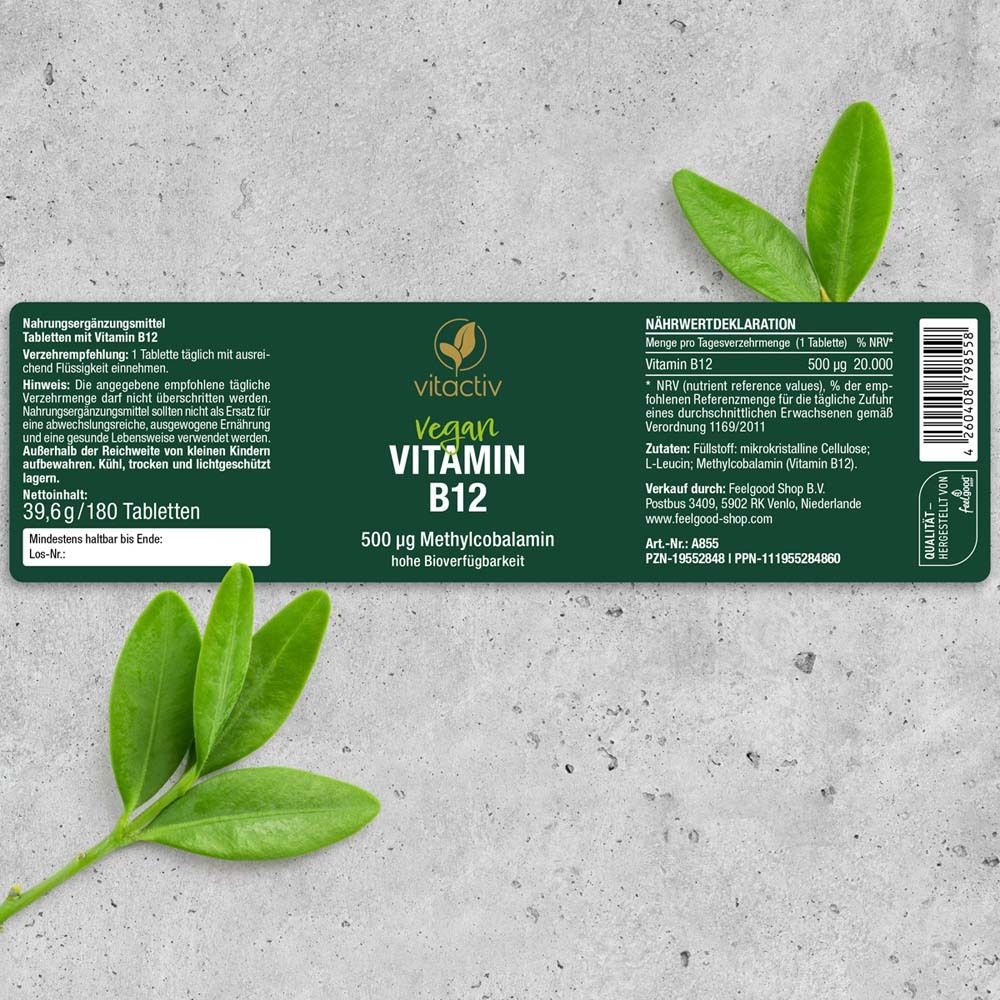 vitactiv Vitamin B12 comprimés