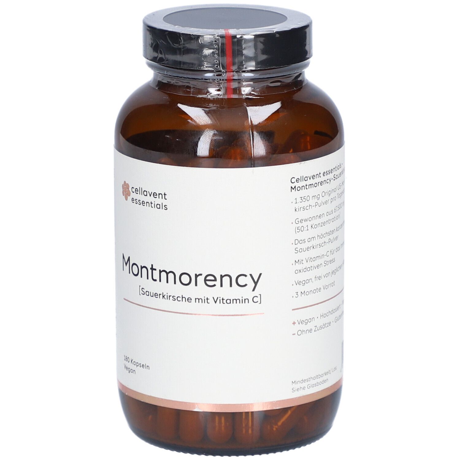 Cellavent Montmorency Capsules de cerise acide  + vitamine C