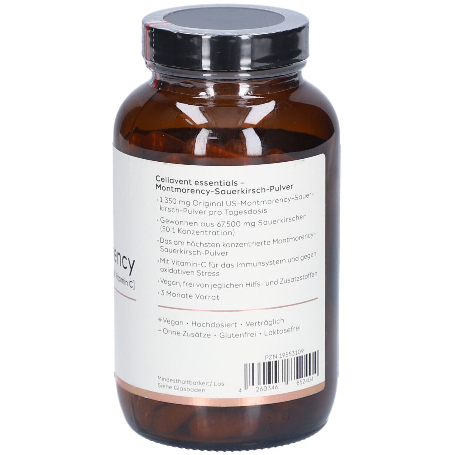 Cellavent Montmorency Capsules de cerise acide  + vitamine C