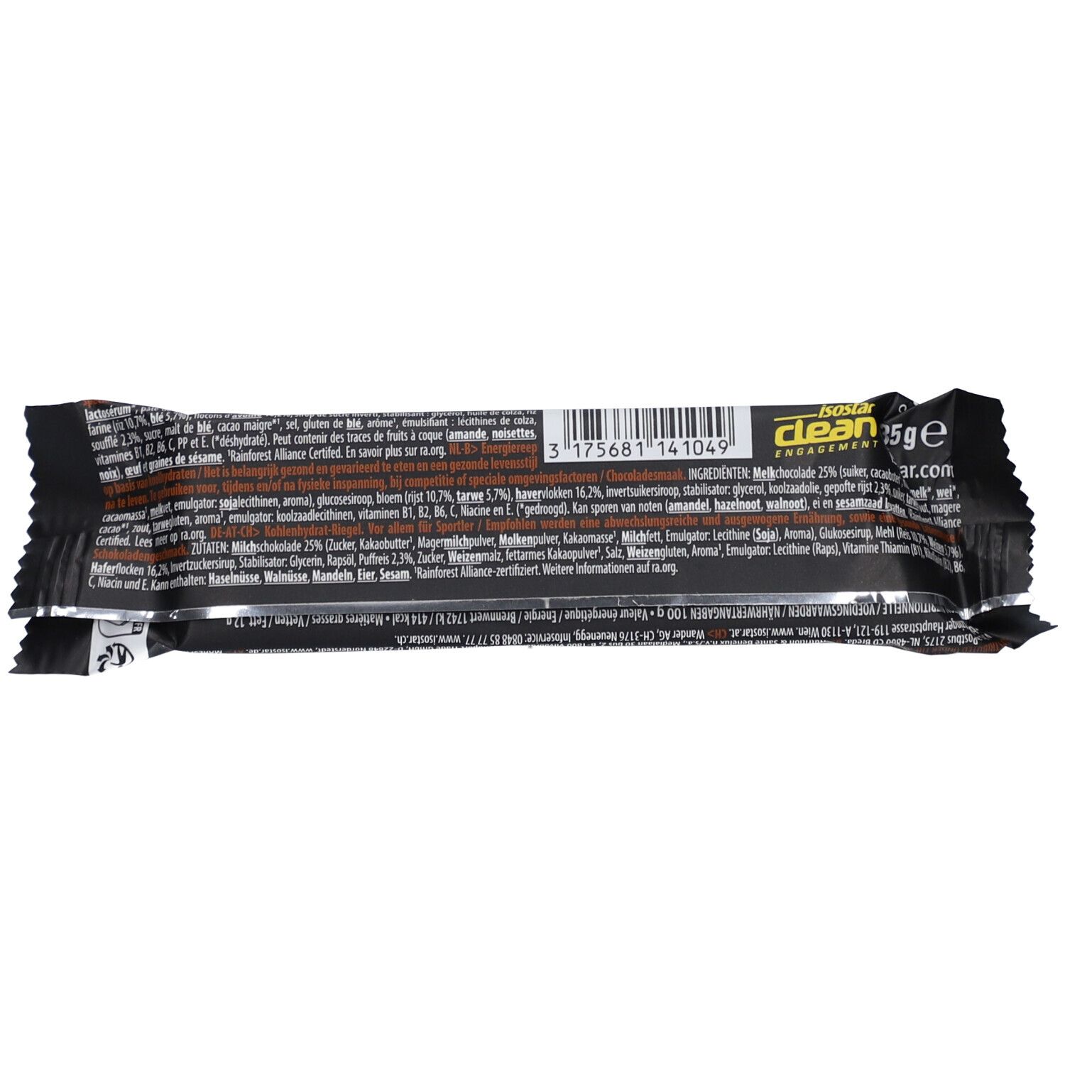 isostar Barre énergétique pour le sport - Chocolat