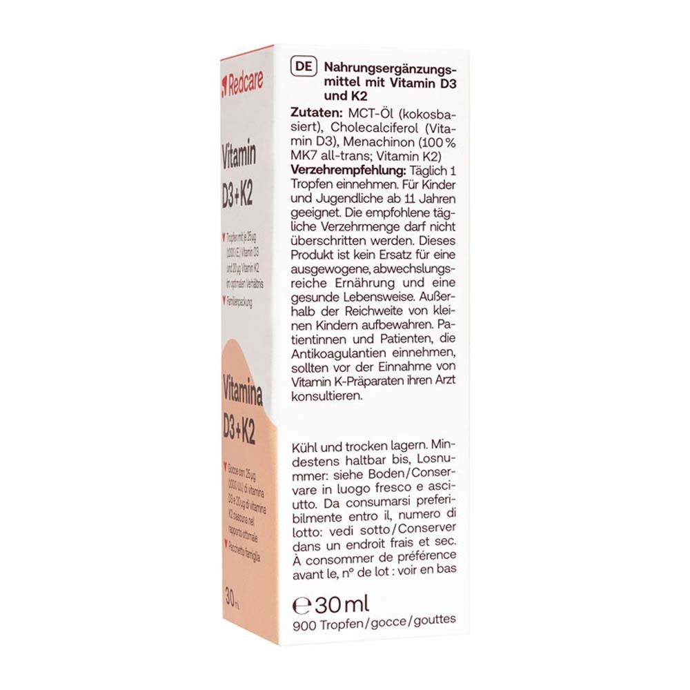 Redcare Vitamin D3 + K2