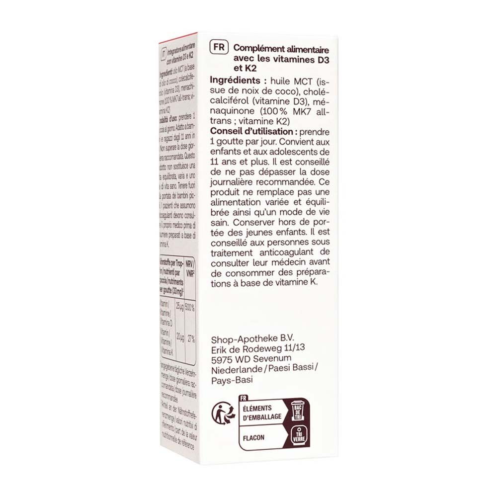 Redcare Vitamin D3 + K2