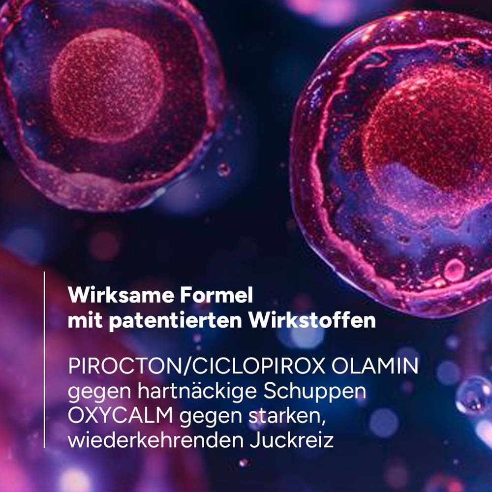 Flacon KELUAL DS INTENSIVE. Texte: Texture gel rafraîchissante, Avec propriétés soignantes, Convient aux cheveux colorés.