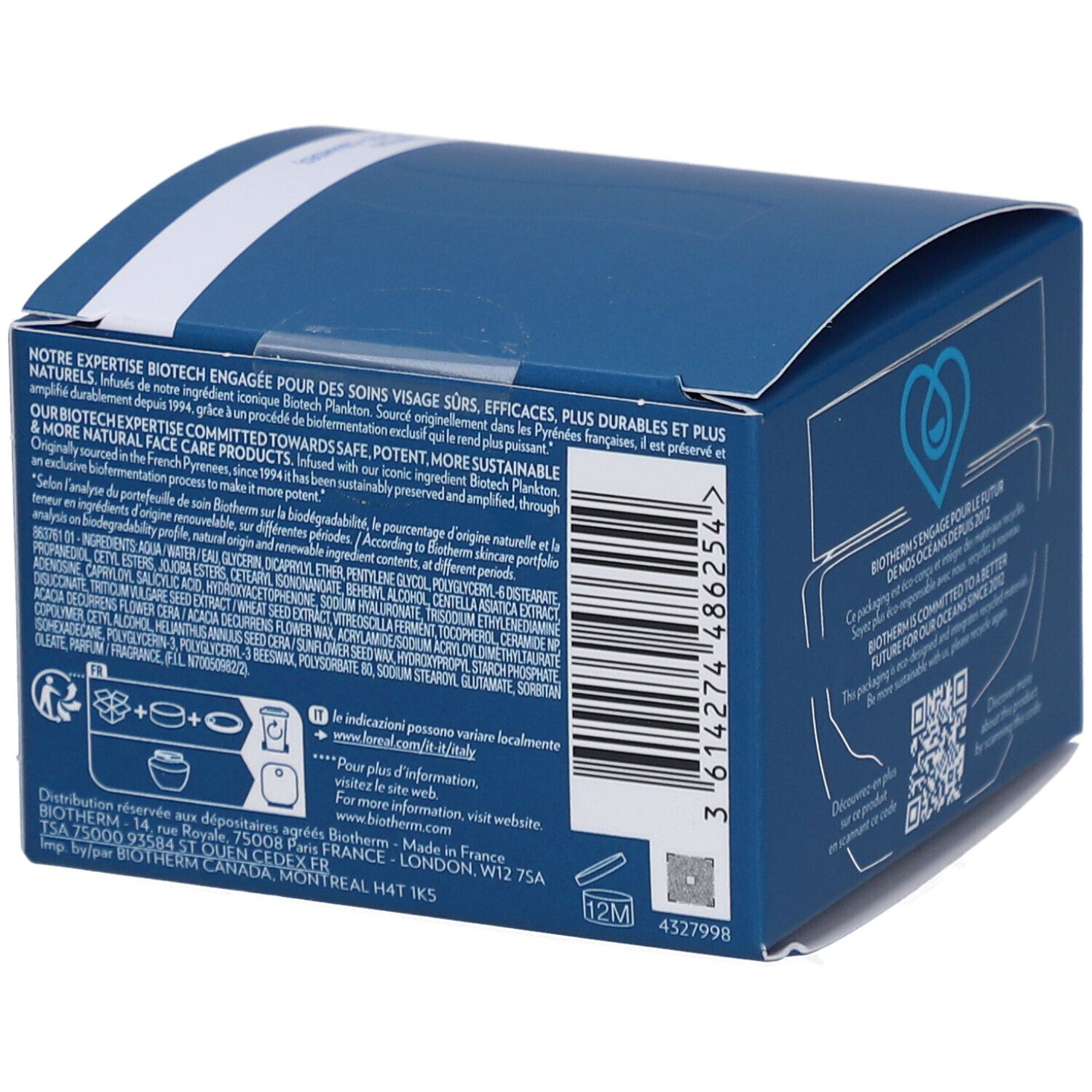 Biotherm® Aquasource Crème Hydra Barrière
