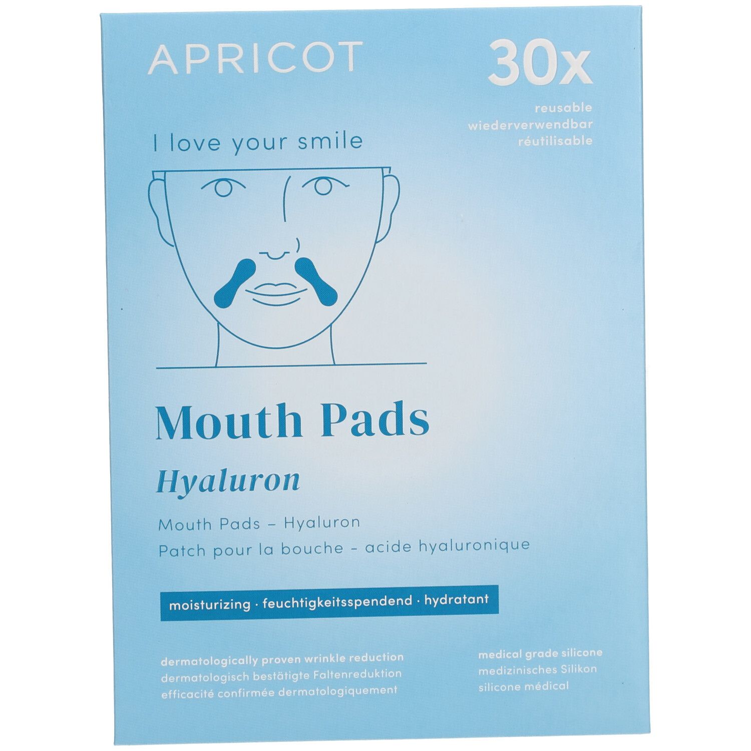 APRICOT Anti-Aging Mund-Pads mit Hyaluron