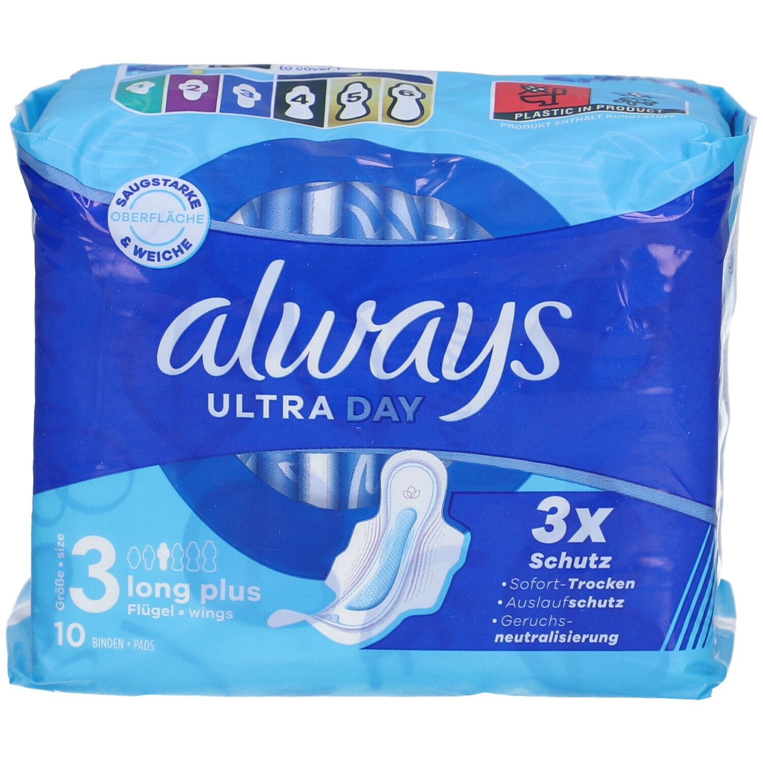always ultra night Long Serviettes hygiéniques avec ailettes
