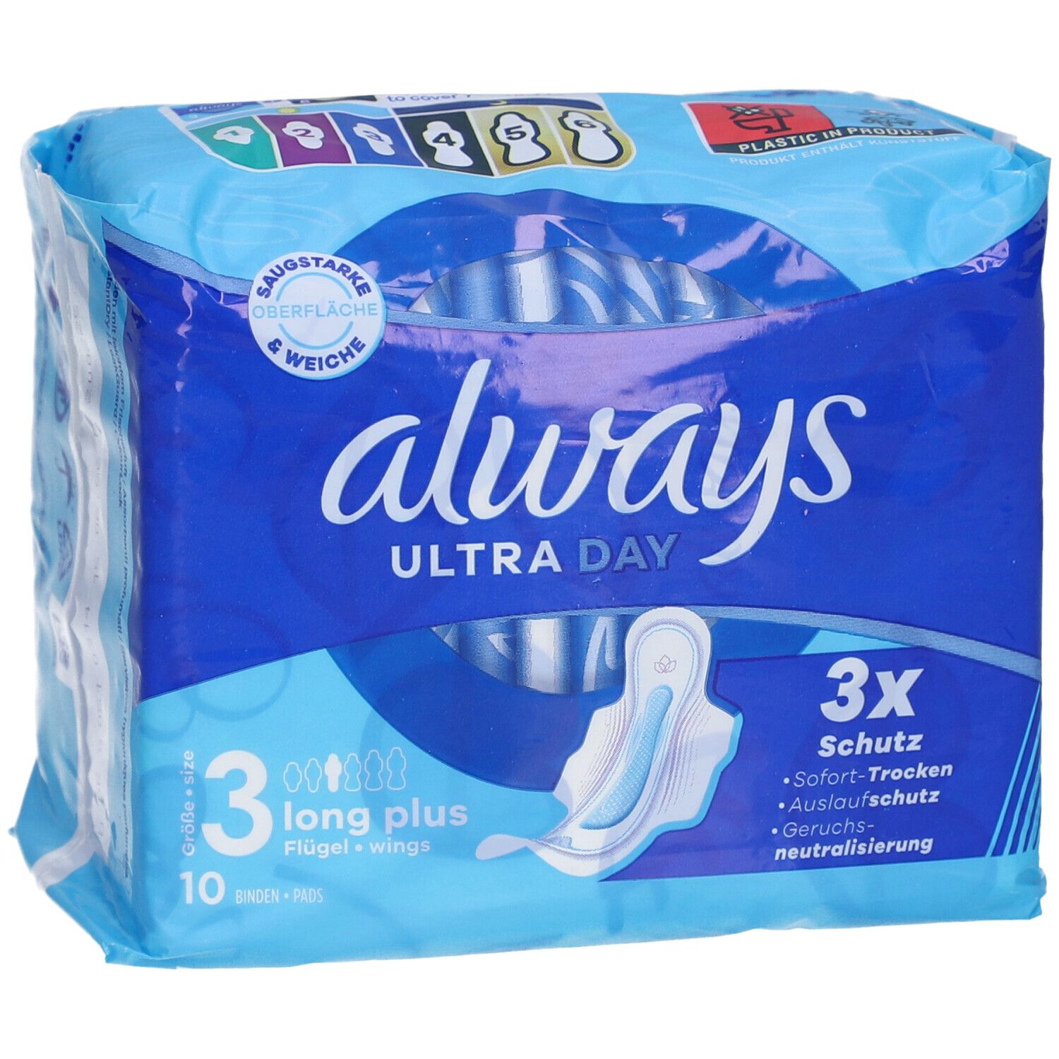 always ultra night Long Serviettes hygiéniques avec ailettes