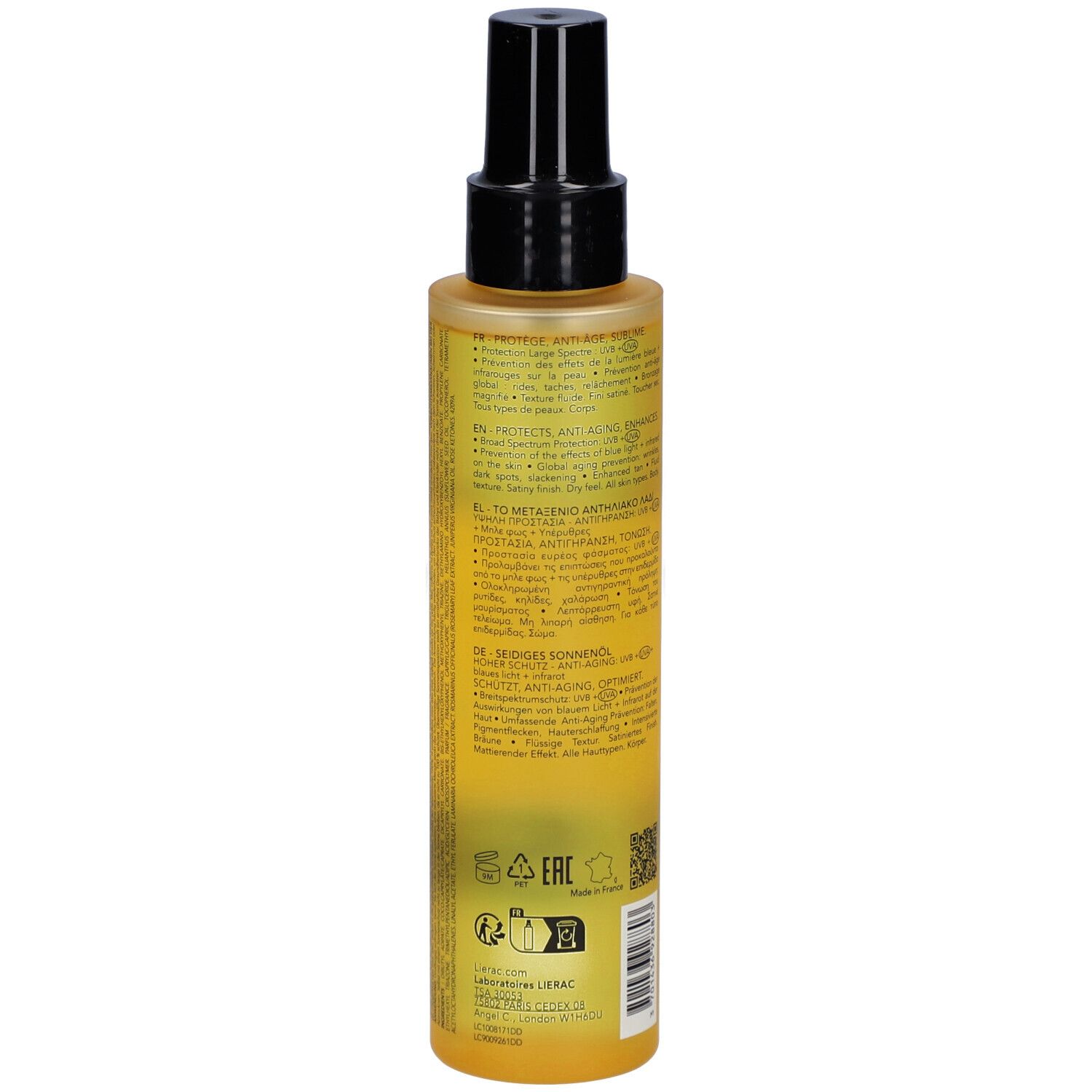 Lierac® Sunissime L'huile Soyeuse solaire corps SPF 50+