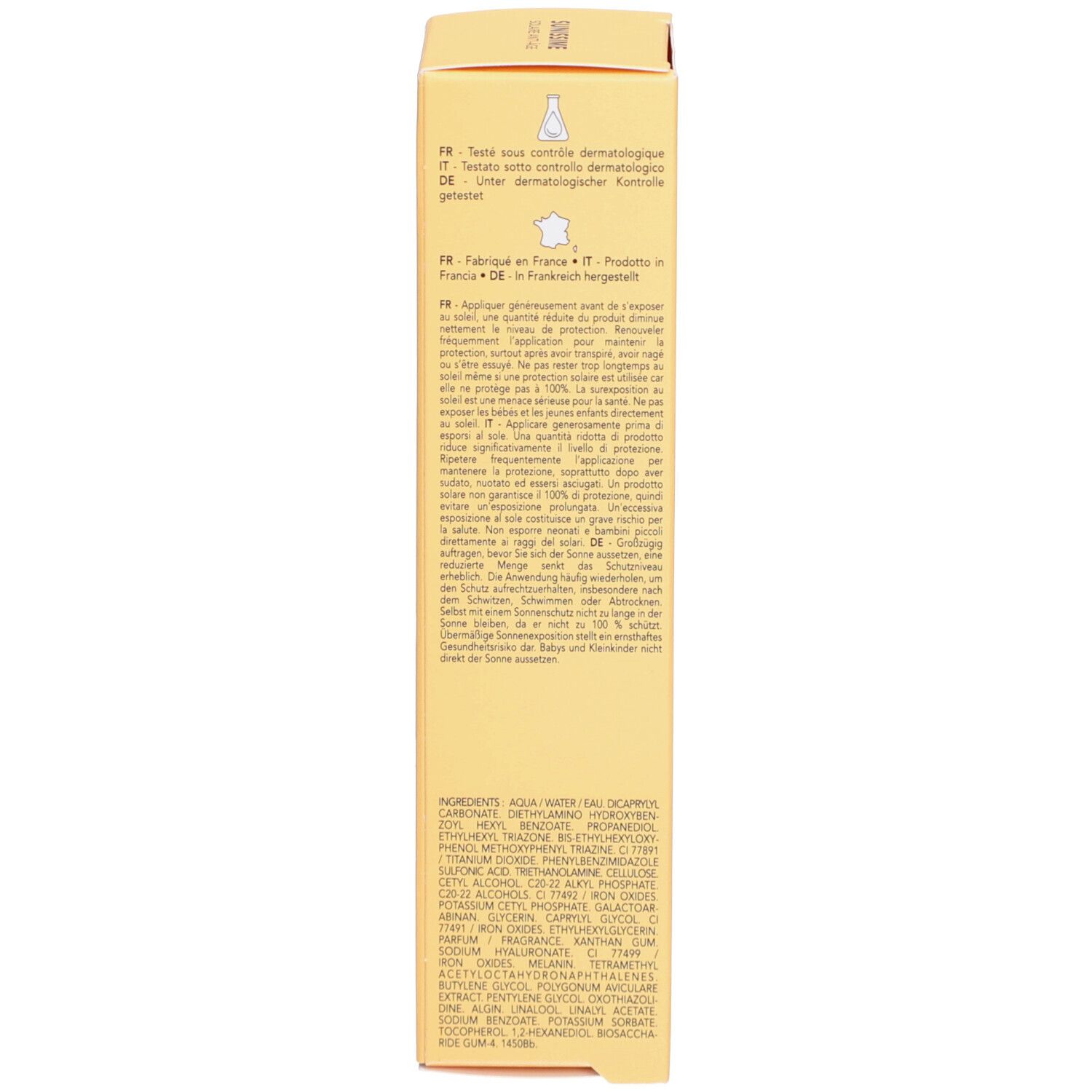 LIERAC Sunissime Le Fluide Solaire Teinté Anti-Âge Velouté Visage SPF50+