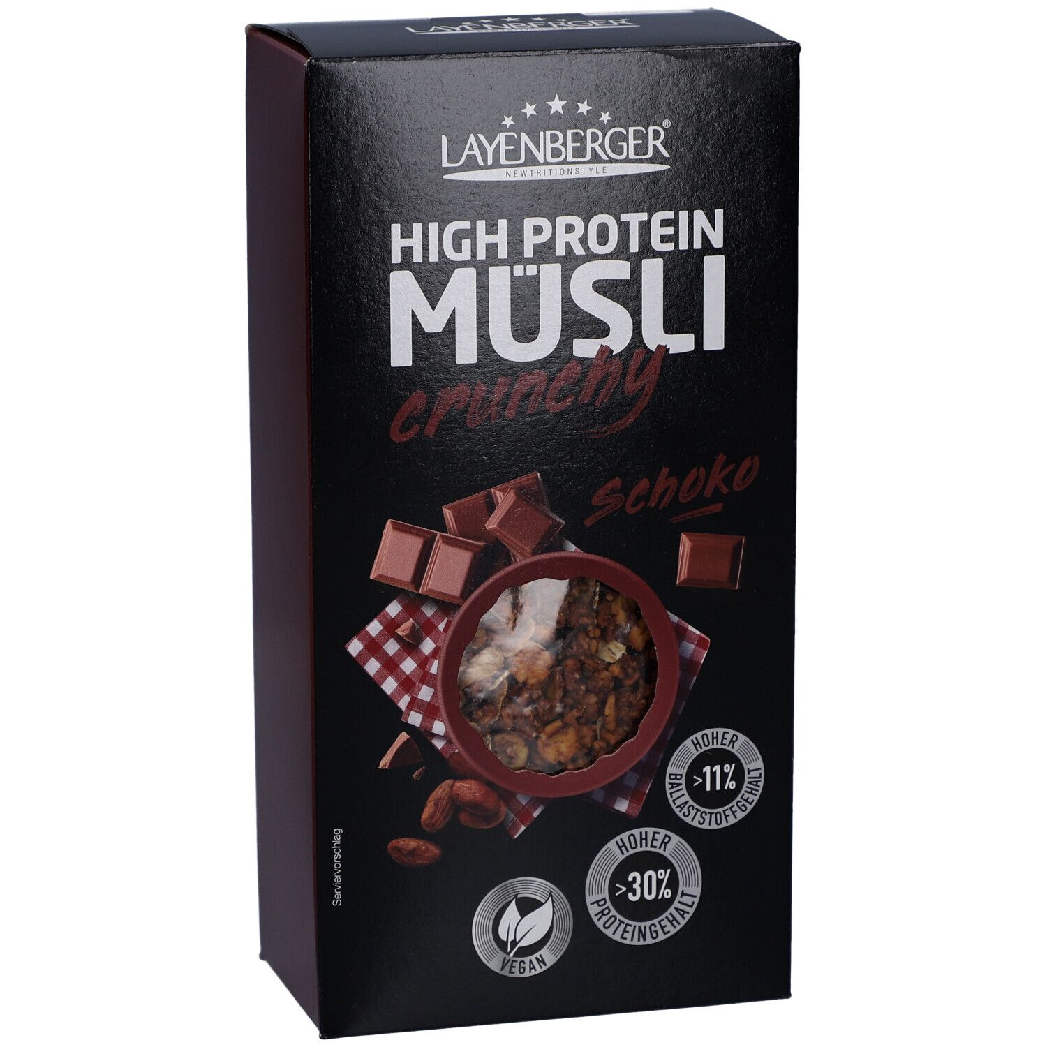 LAYENBERGER High Protein Crunchy Muesli chocolat