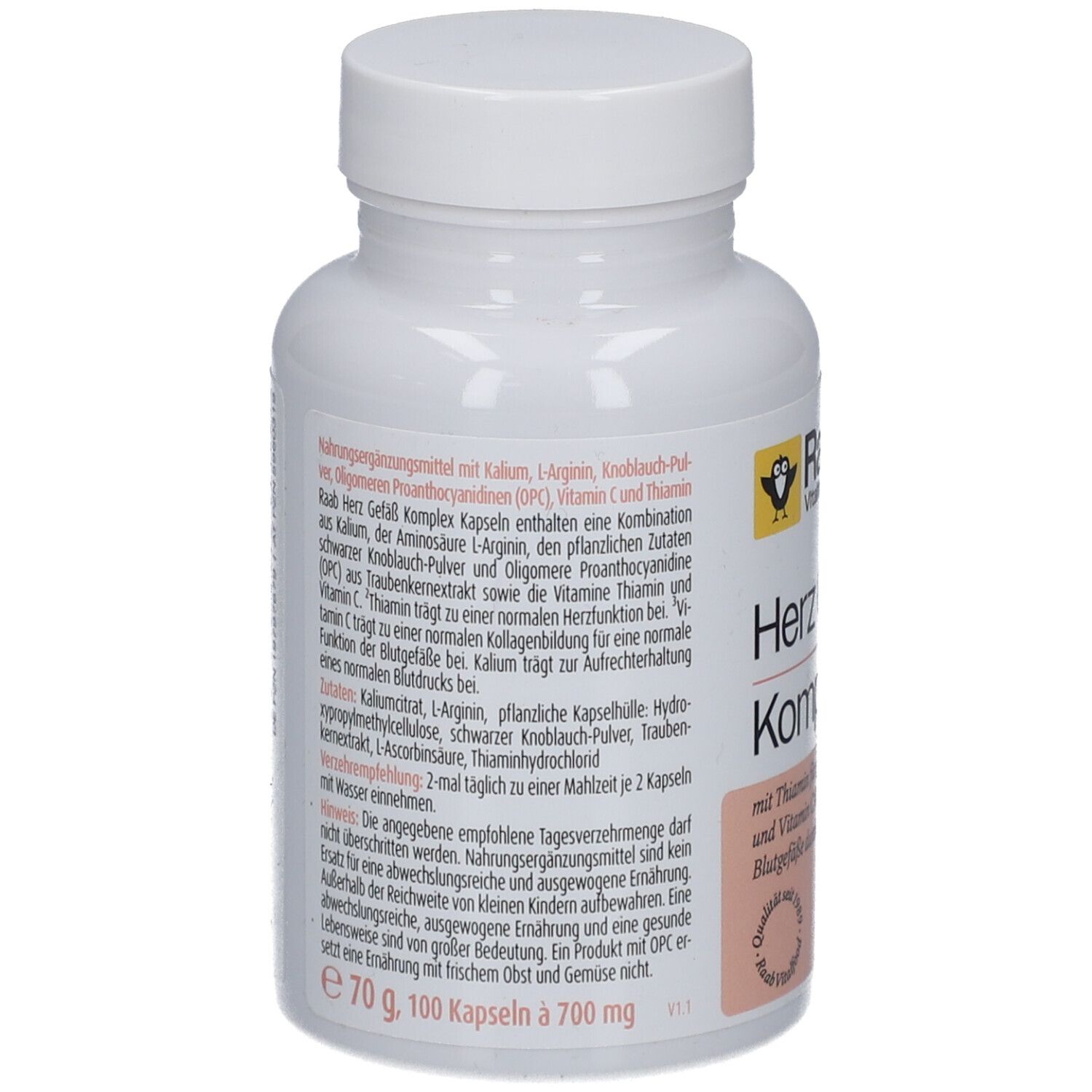 Dos de la bouteille blanche. Texte: informations nutritionnelles, ingrédients, recommandations. Sans gluten, sans lactose.