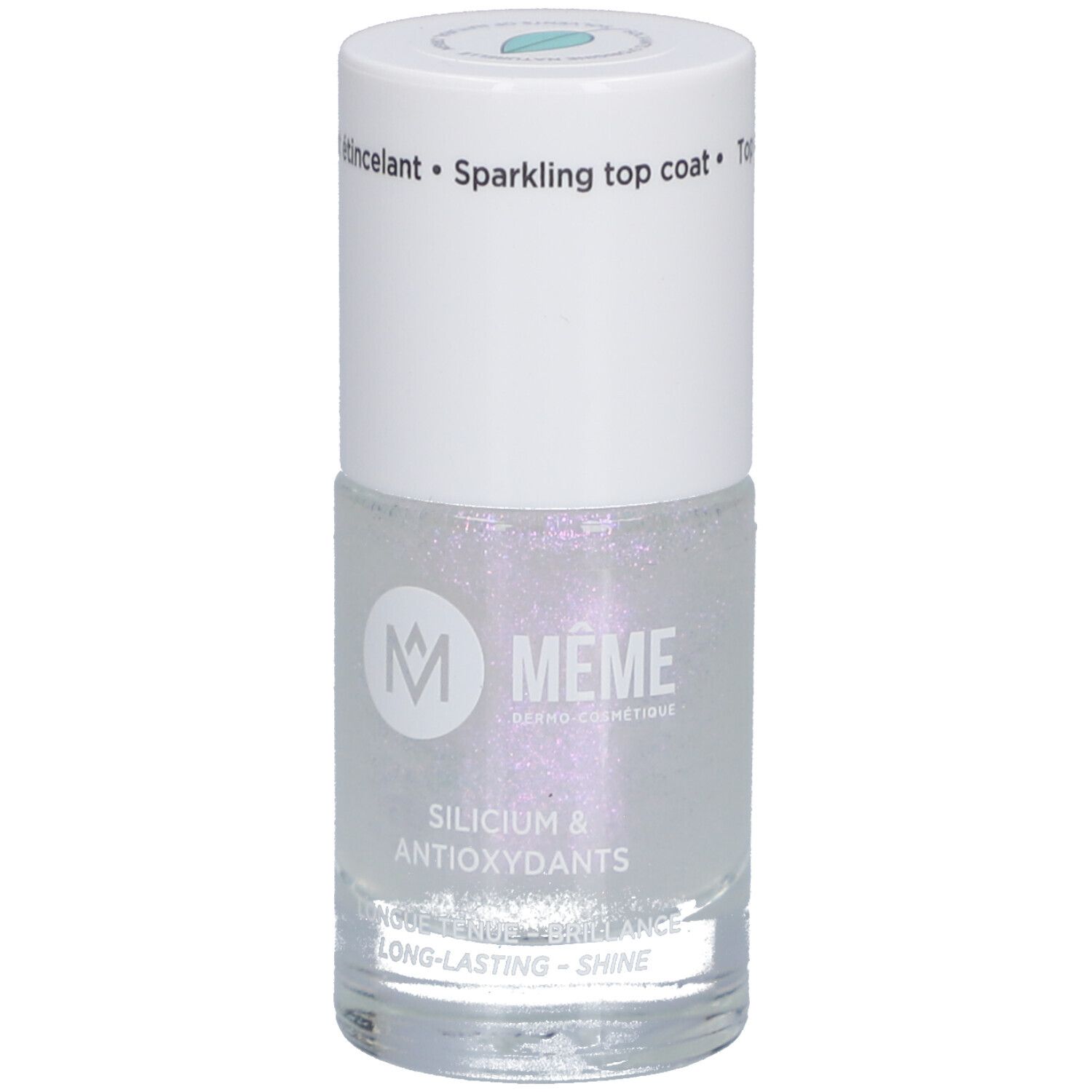 MEME® Top Coat étincelant au silicium - Effet gel à l'éclat nacré