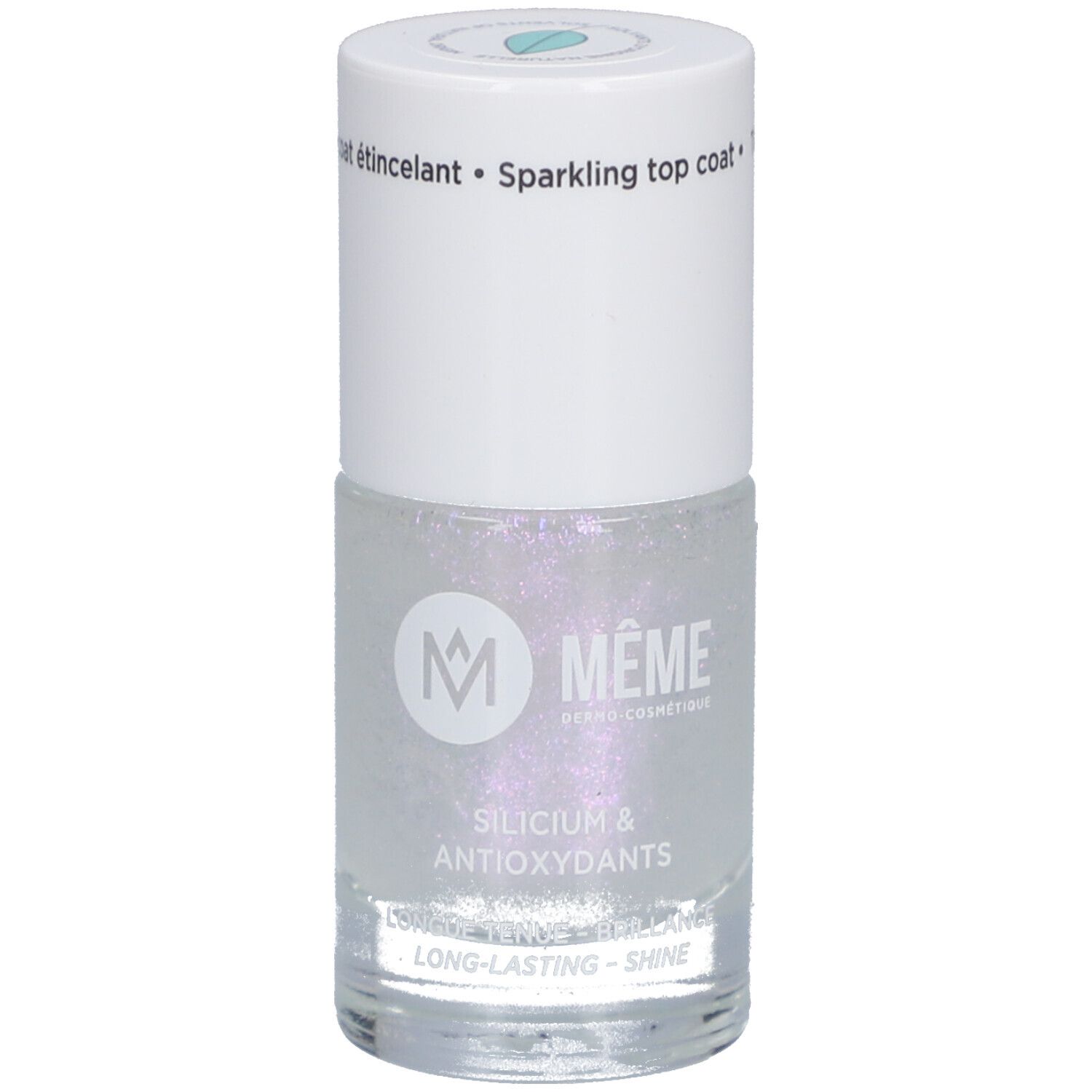MEME® Top Coat étincelant au silicium - Effet gel à l'éclat nacré