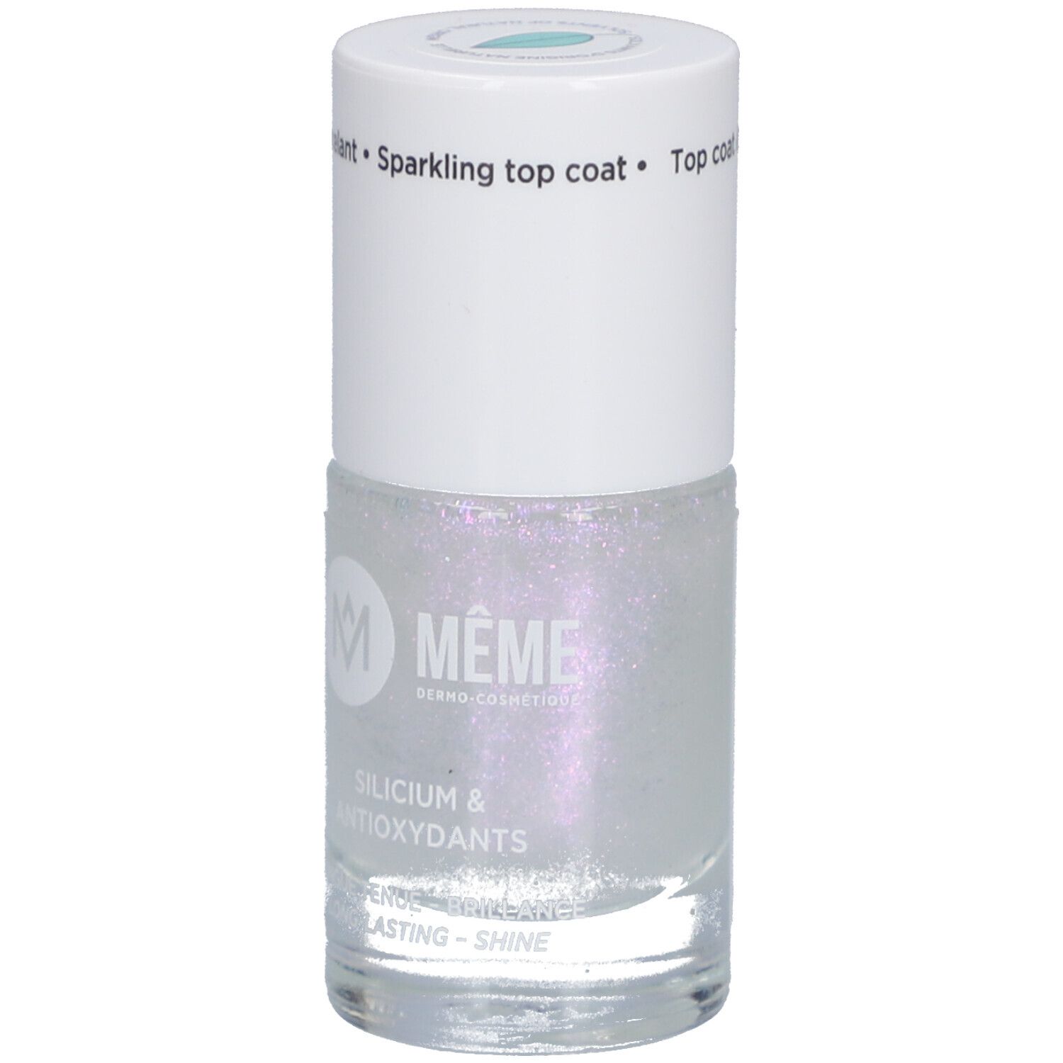 MEME® Top Coat étincelant au silicium - Effet gel à l'éclat nacré