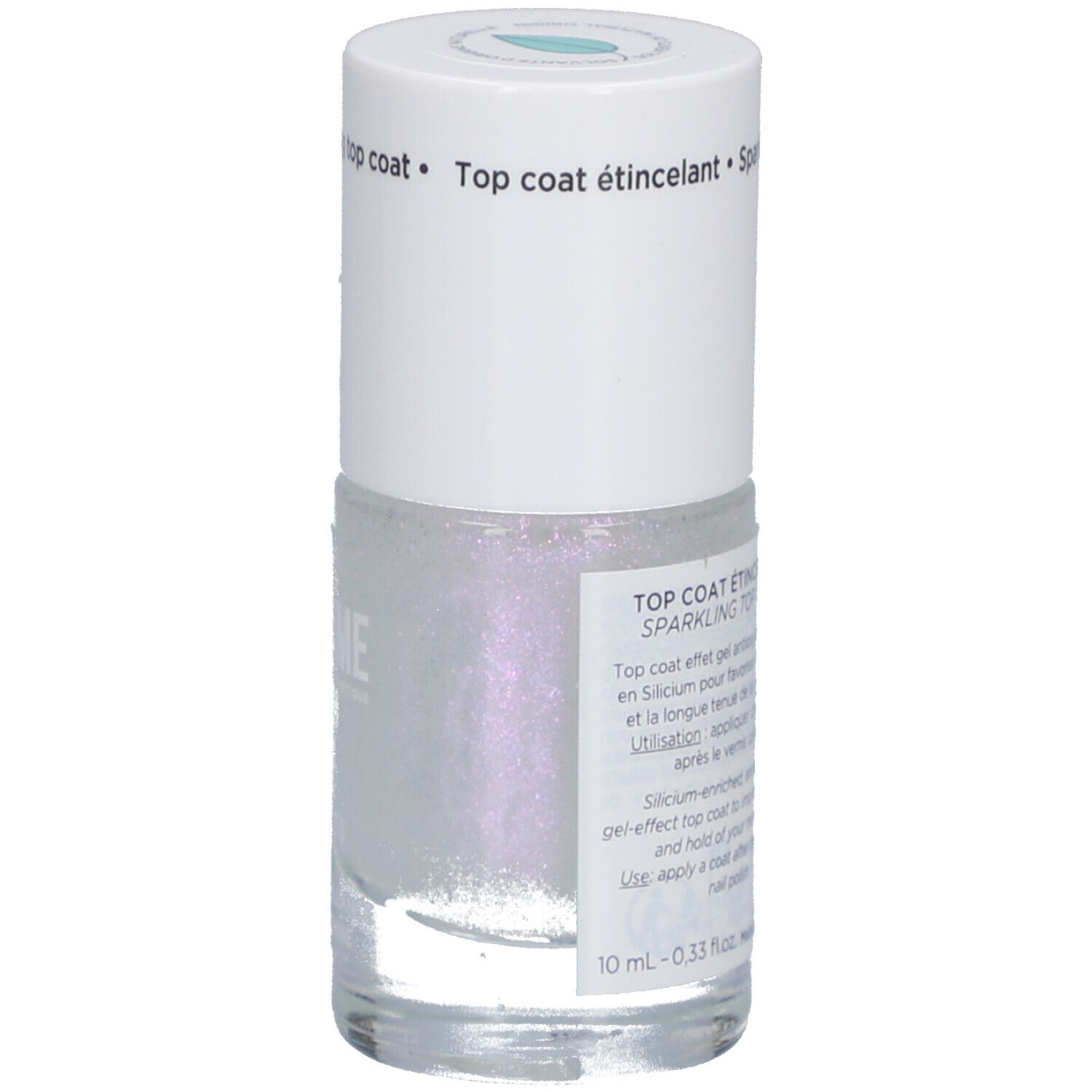 MEME® Top Coat étincelant au silicium - Effet gel à l'éclat nacré