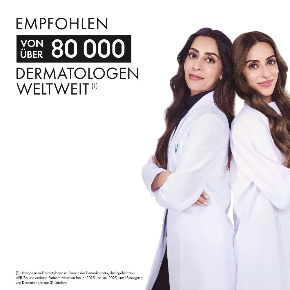 Plus de 80 000 dermatologues recommandent Vichy Minéral 89 dans le monde.